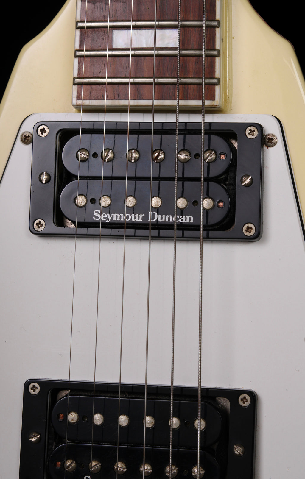 Edwards by ESP E-FV-120D Vintage White Seymour Duncan Left Handed