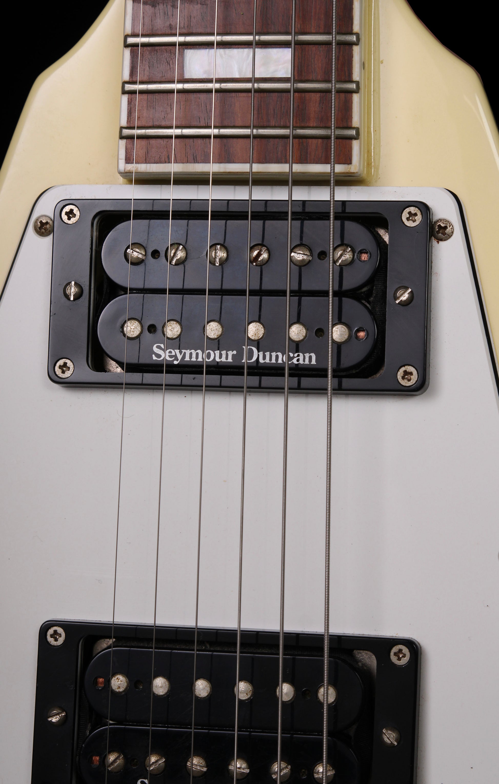 Edwards by ESP E-FV-120D Vintage White Seymour Duncan Left Handed