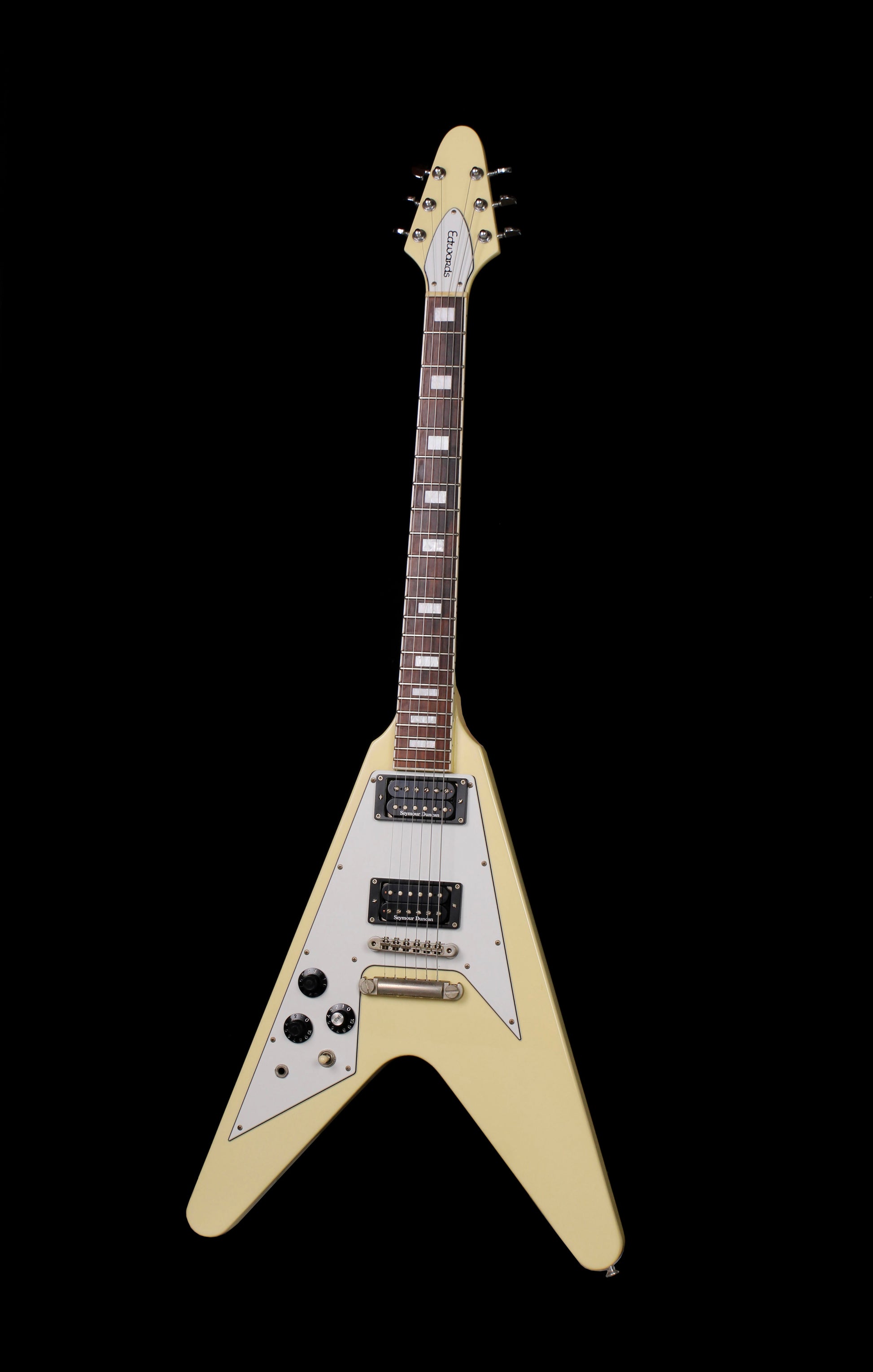 Edwards by ESP E-FV-120D Vintage White Seymour Duncan Left Handed