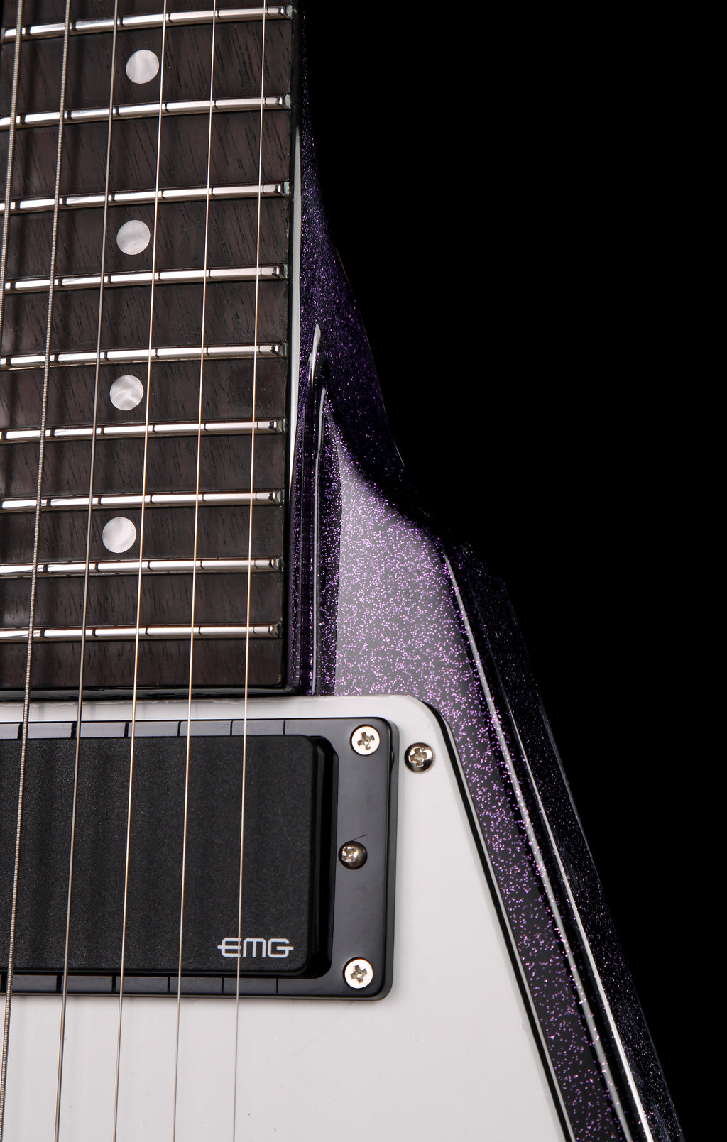 Edwards by ESP E-FV Flying V Purple Sparkle 2025 EMGs