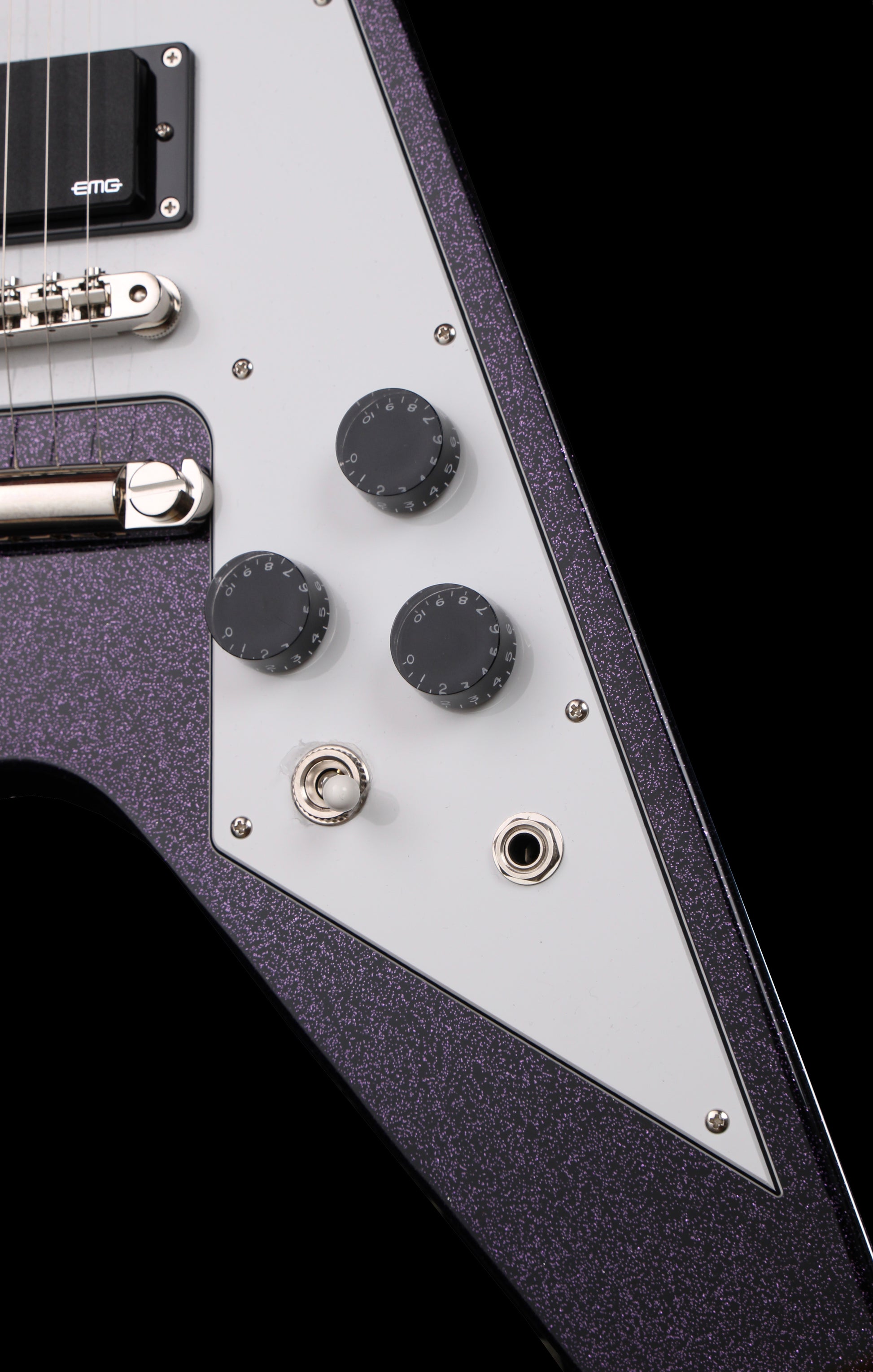 Edwards by ESP E-FV Flying V Purple Sparkle 2025 EMGs