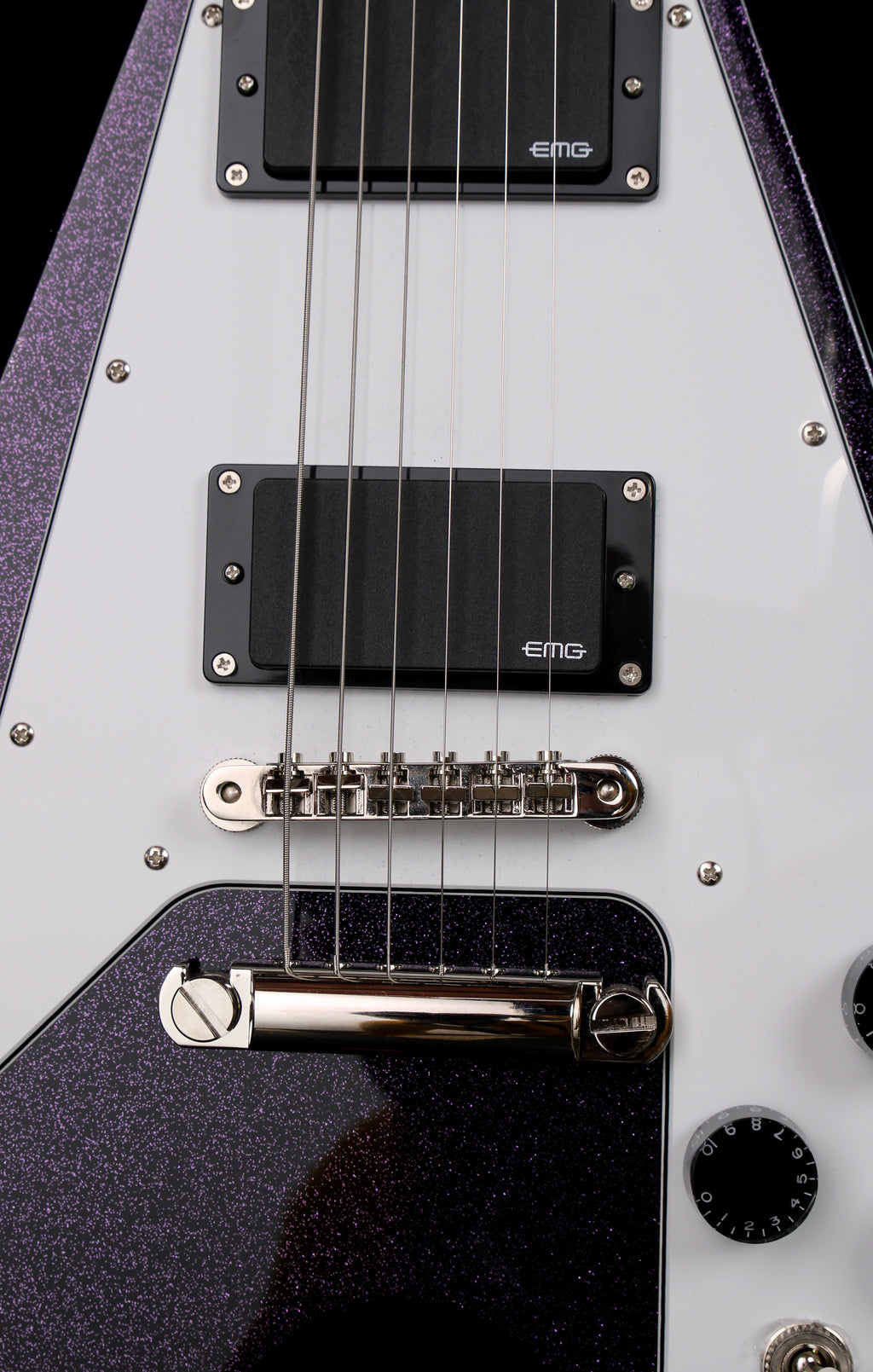 Edwards by ESP E-FV Flying V Purple Sparkle 2025 EMGs