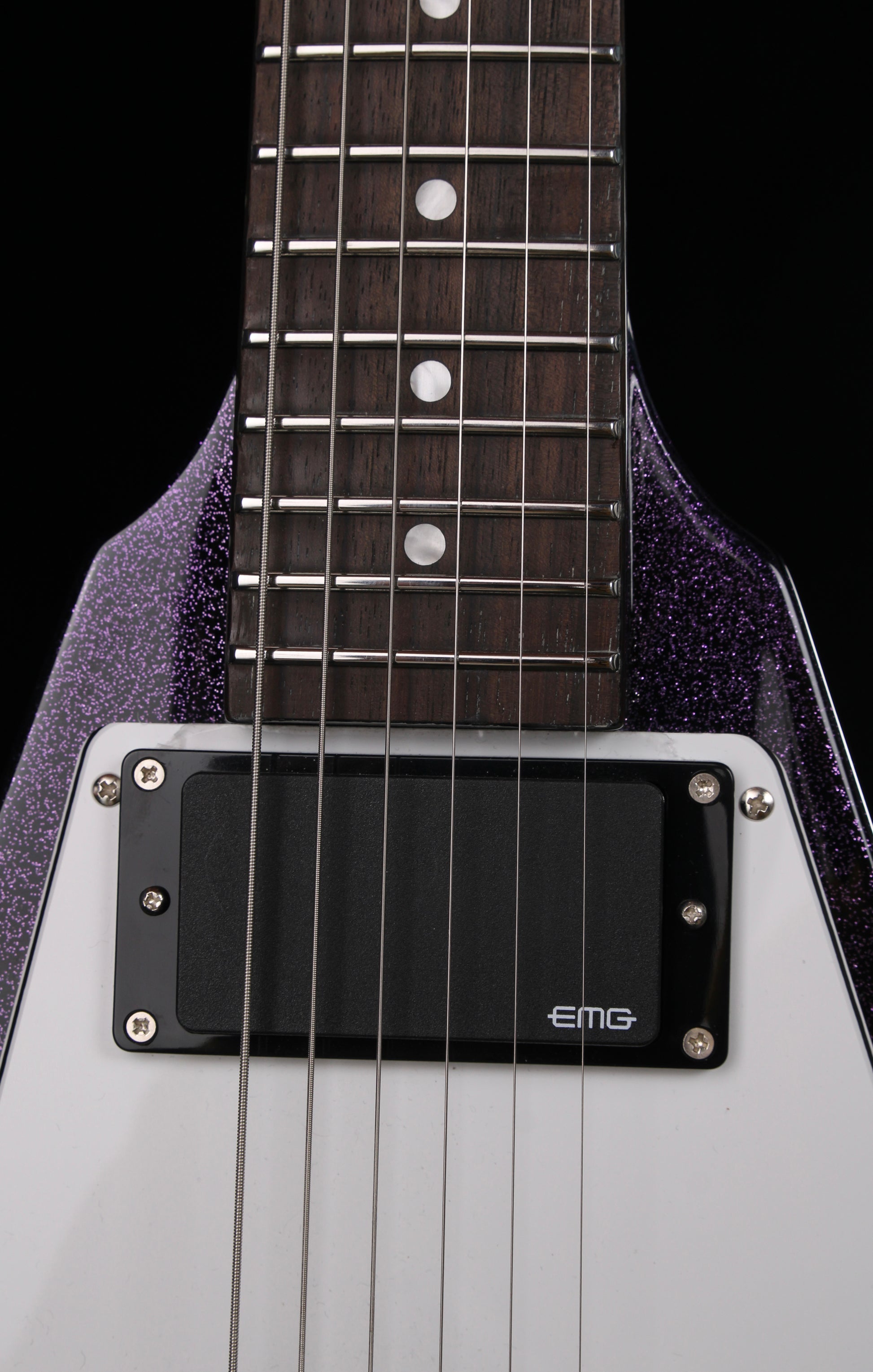 Edwards by ESP E-FV Flying V Purple Sparkle 2025 EMGs
