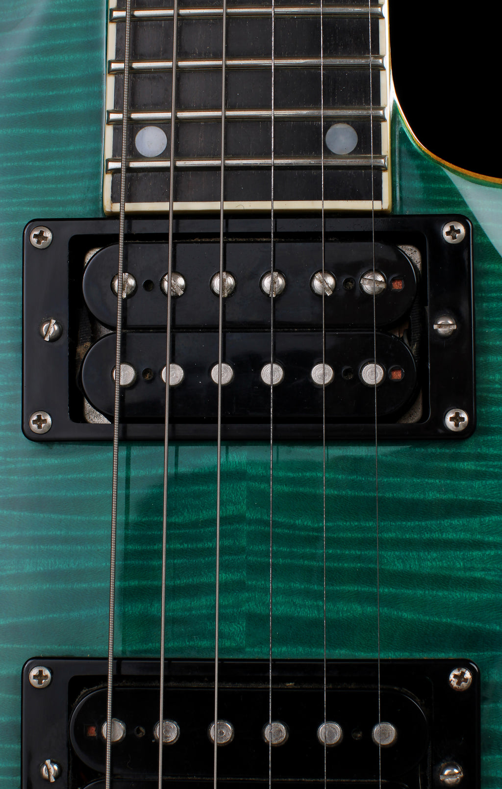 Edwards by ESP E-HR 145 QM See Through Green Seymour Duncan Floyd Rose