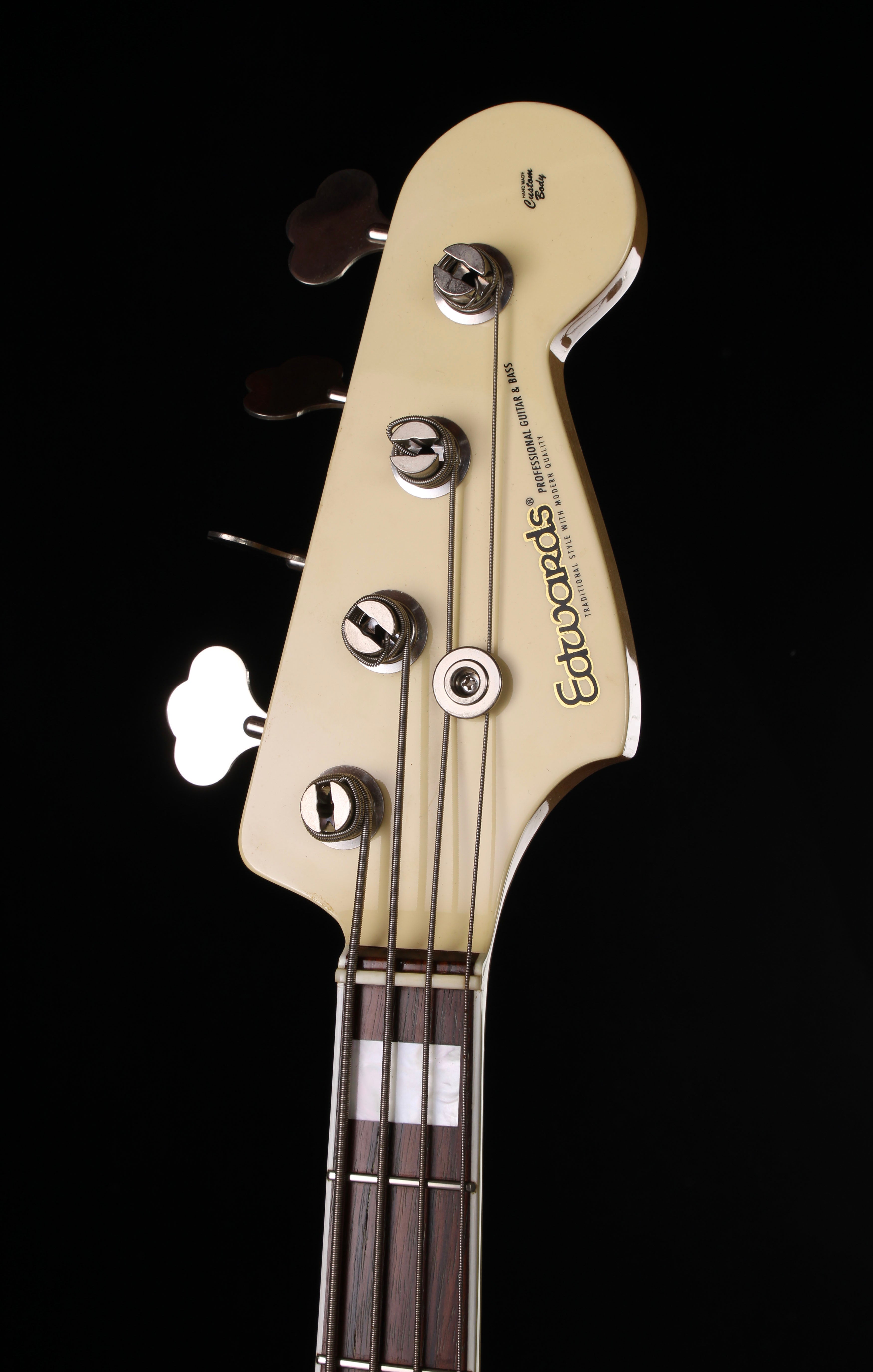 Edwards by ESP E-JB-130ALR Jazz Bass Vintage White 2015 Seymour