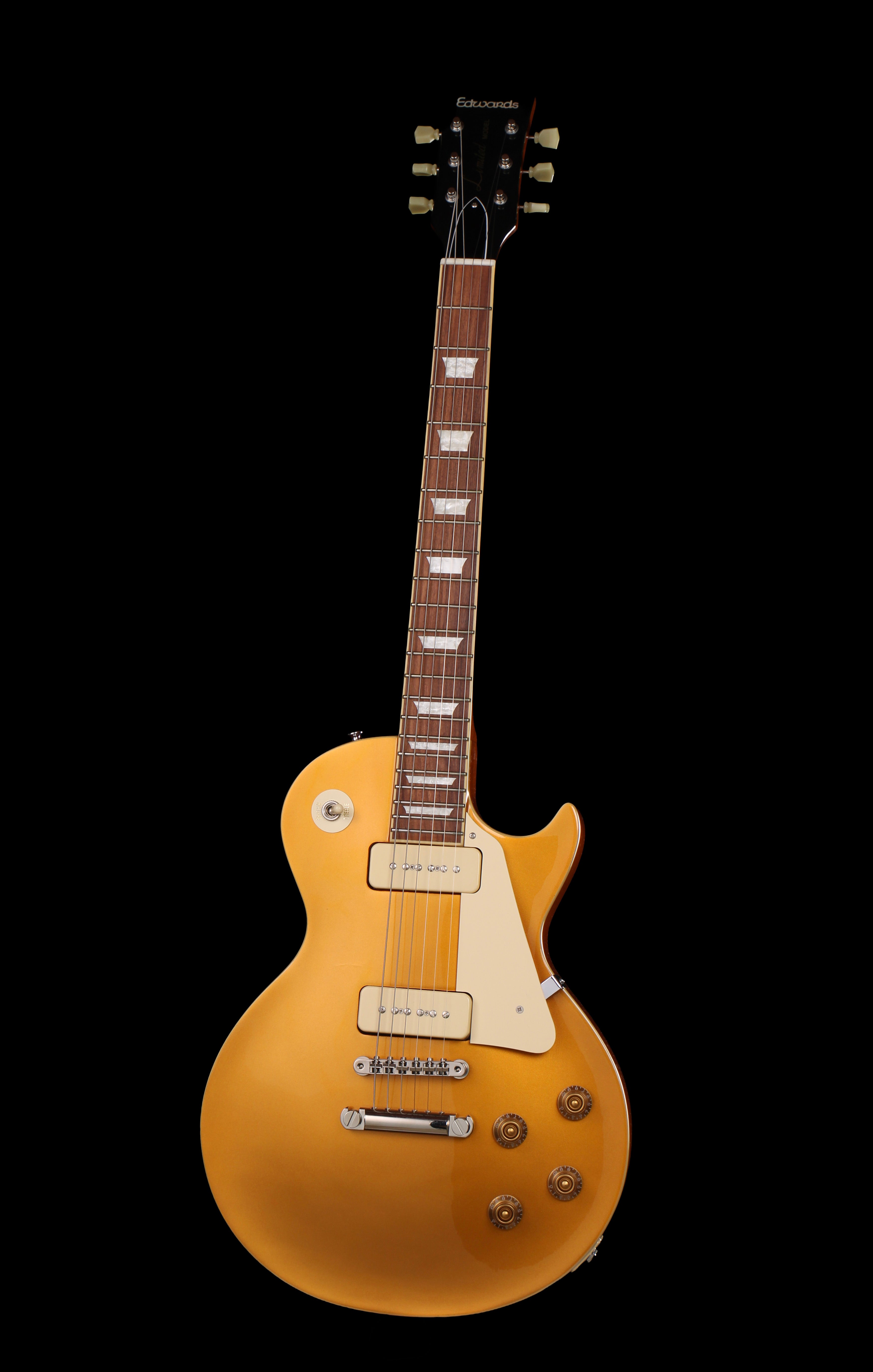 Edwards by ESP E-LP-125SD/P GO Les Paul Standard Goldtop 2022