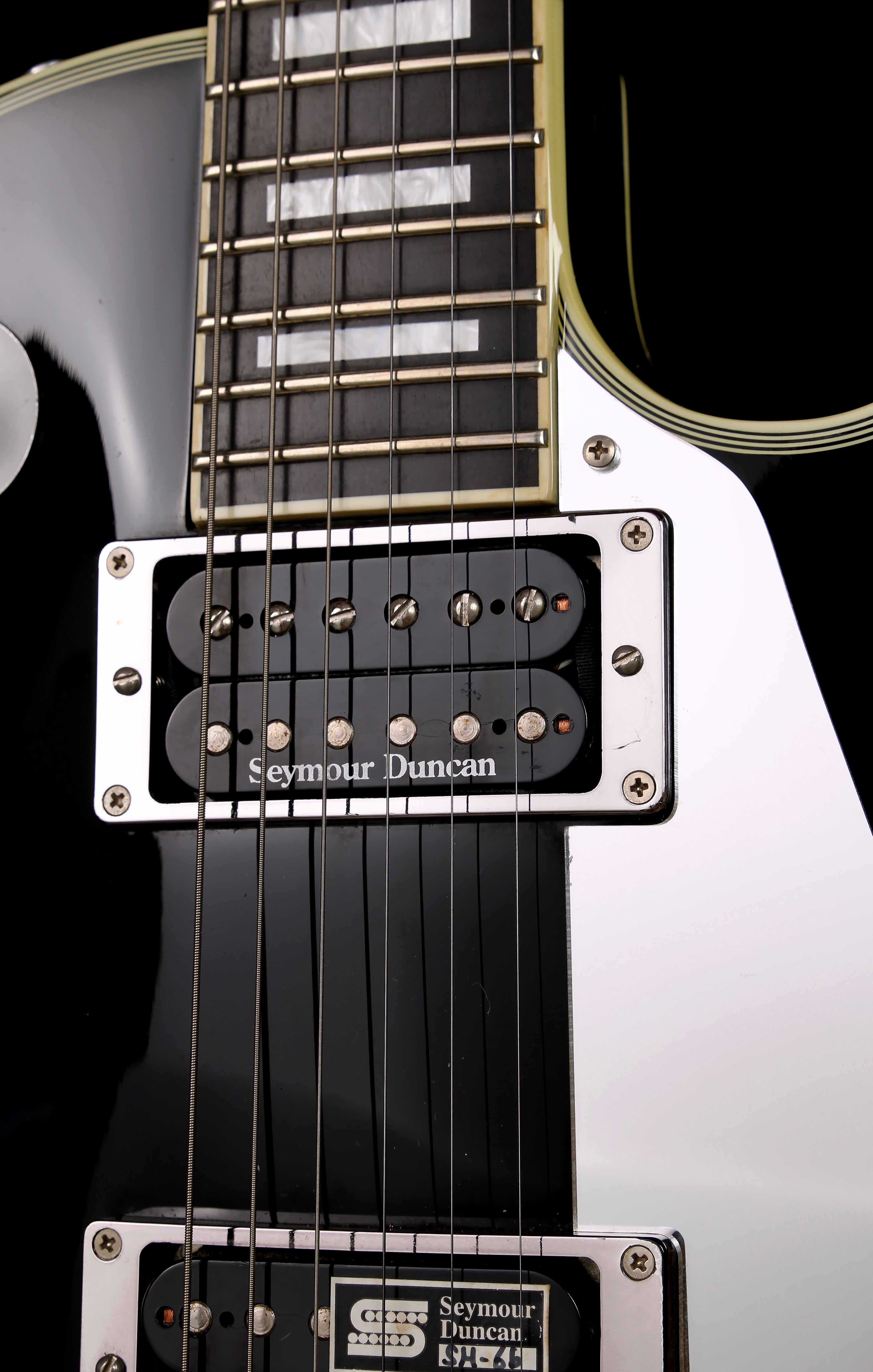 Edwards by ESP E-LP-92CD JS John Sykes Ebony 2007 Seymour Duncan