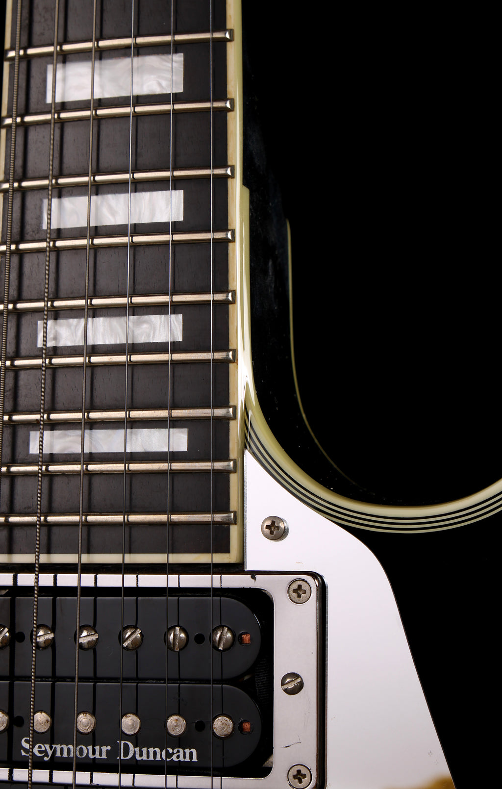 Edwards by ESP E-LP-130CD JS John Sykes Ebony 2007 Seymour Duncan PIckups