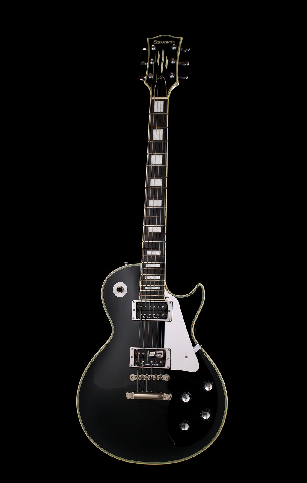 Edwards by ESP E-LP-130CD JS John Sykes Ebony 2007 Seymour Duncan PIckups
