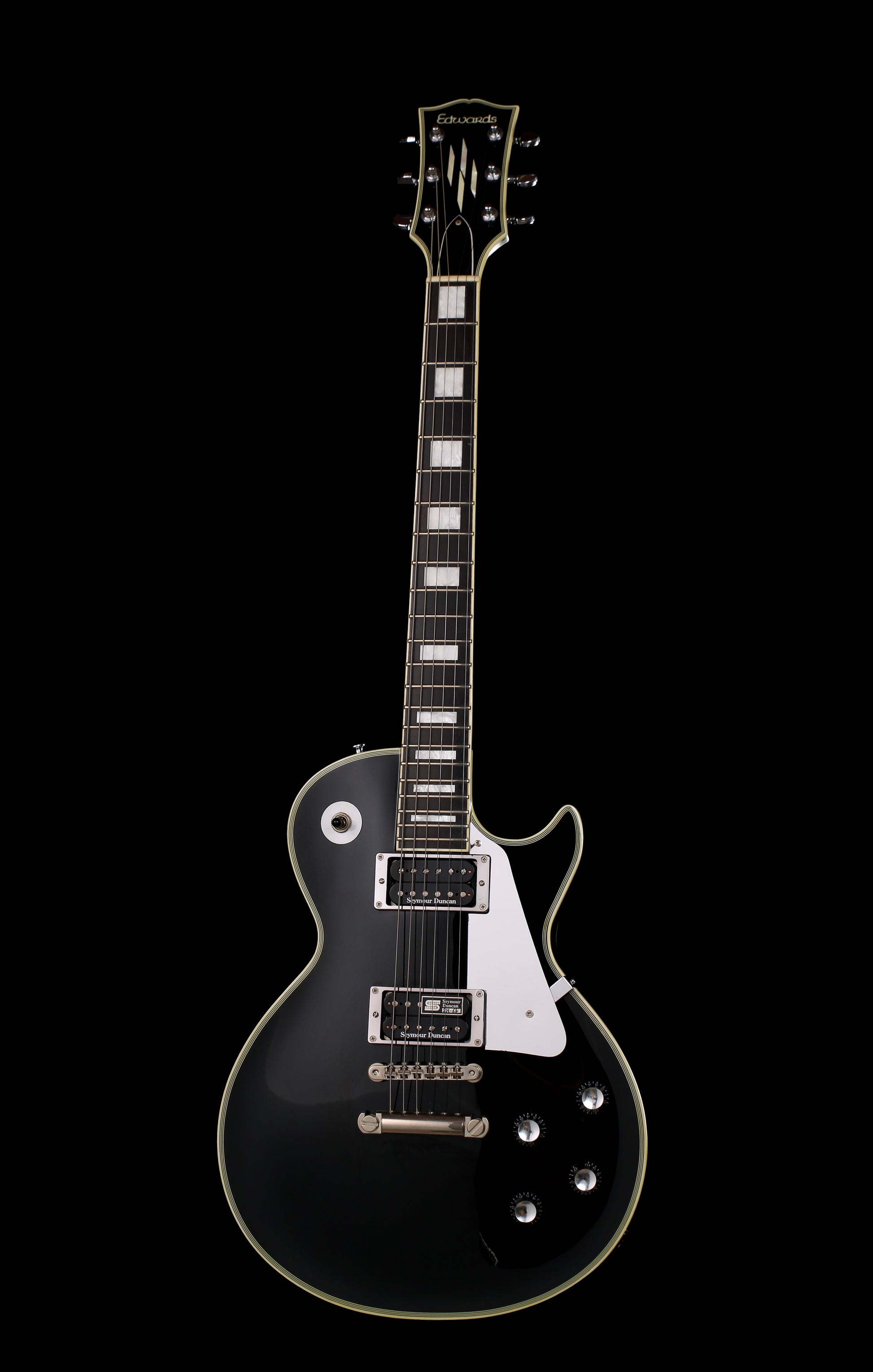Edwards by ESP E-LP-130CD JS John Sykes Ebony 2007 Seymour Duncan PIckups