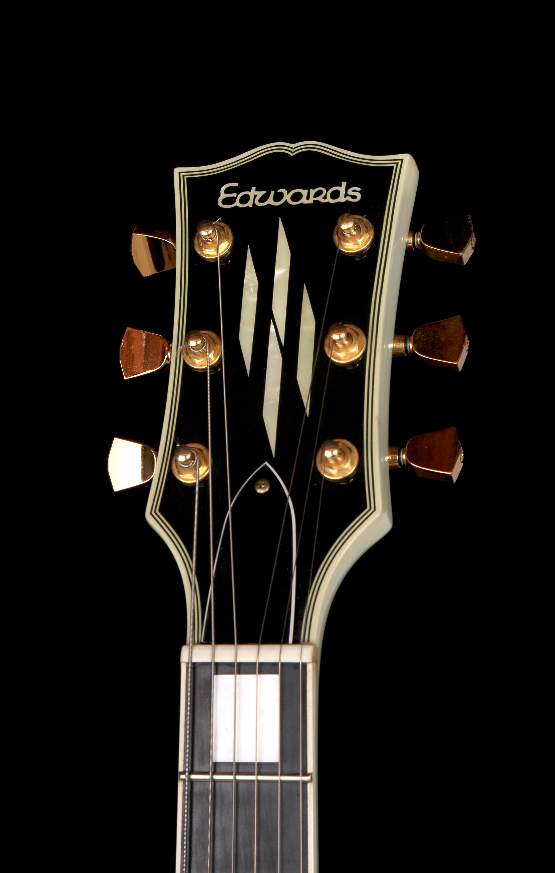 Edwards by ESP E-LP-130CD WH Antique White 2014 Seymour Duncan Ebony Fretboard