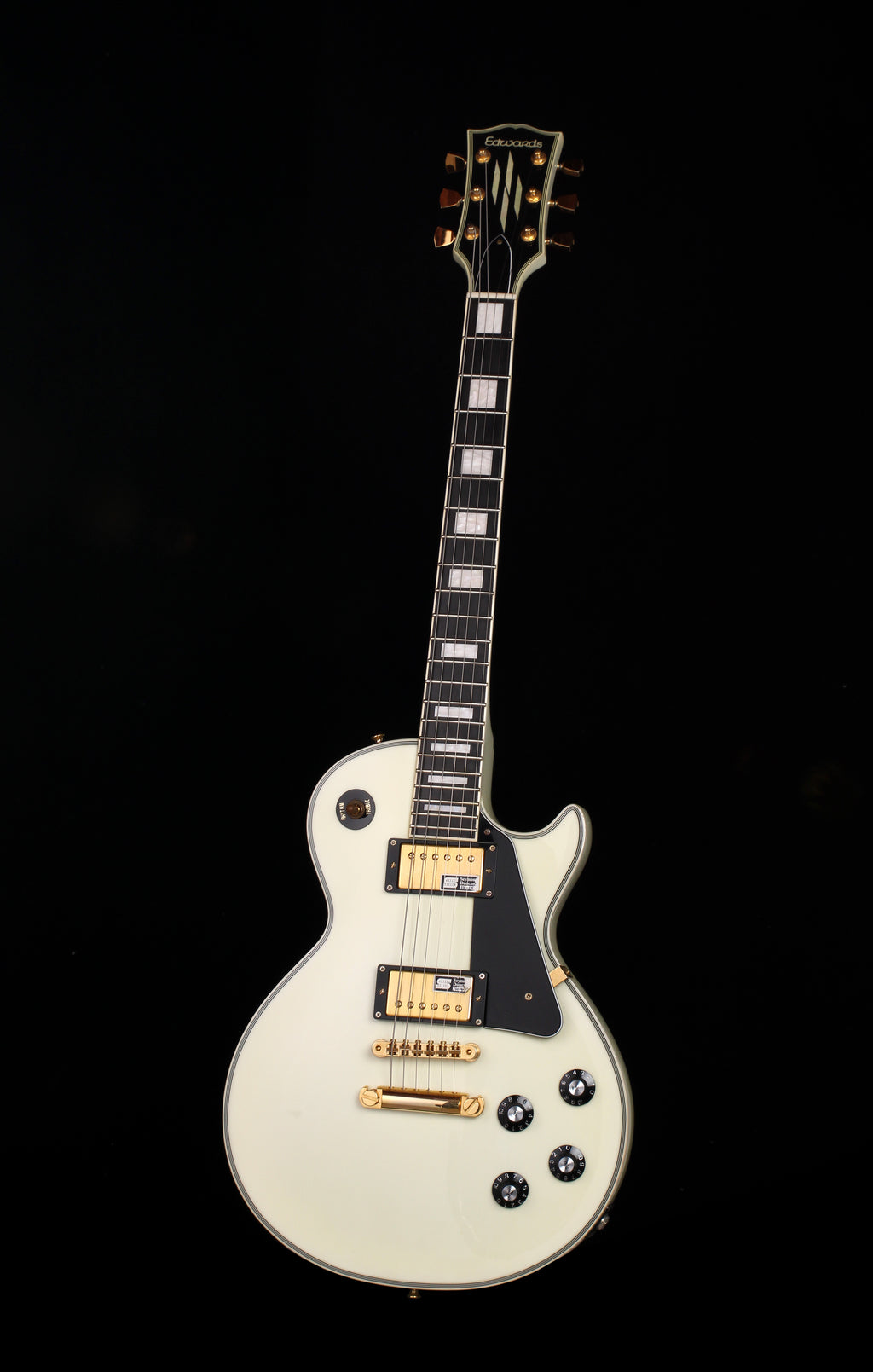 Edwards by ESP E-LP-130CD WH Antique White 2014 Seymour Duncan Ebony Fretboard