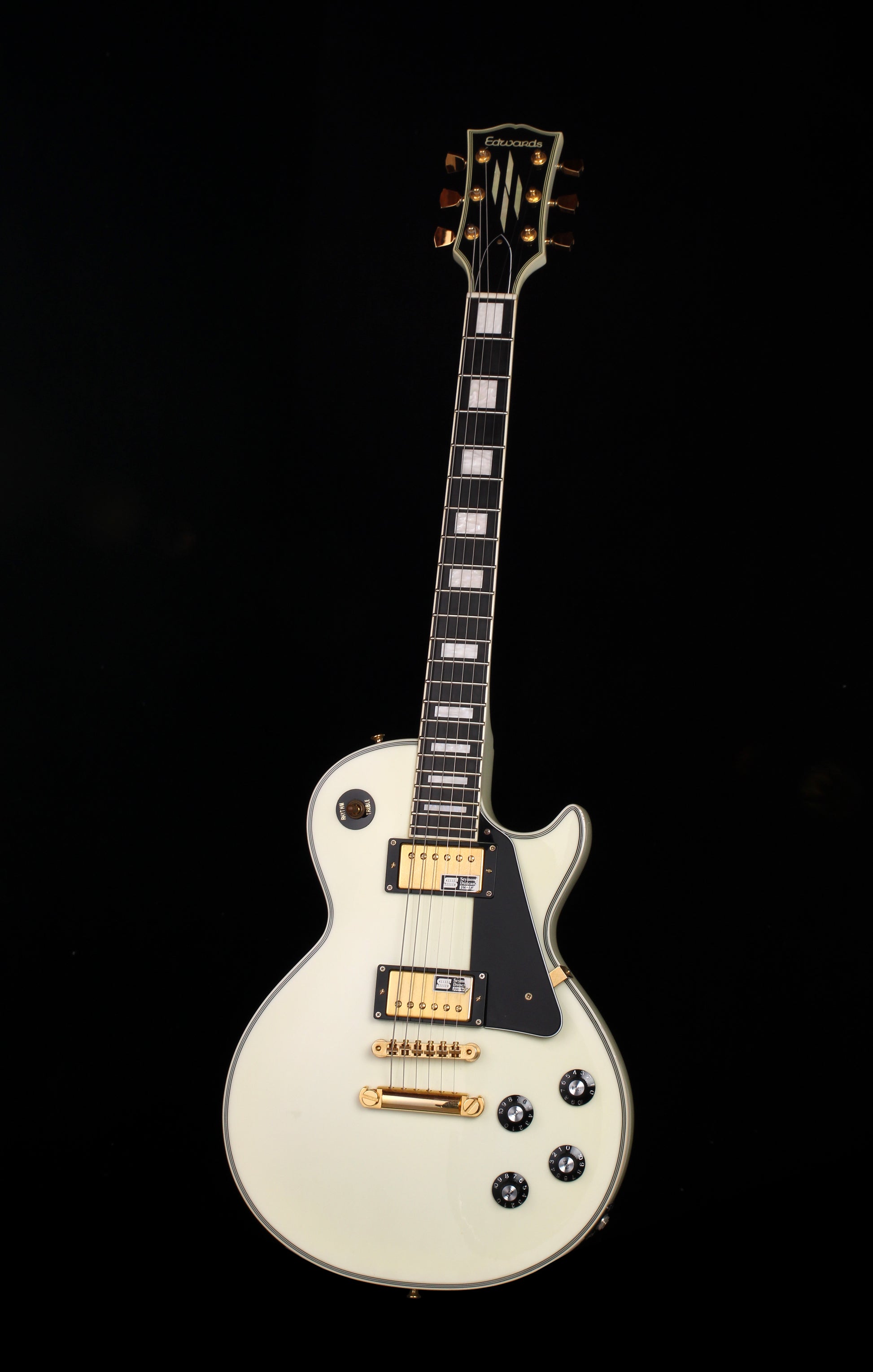 Edwards by ESP E-LP-130CD WH Antique White 2014 Seymour Duncan Ebony Fretboard