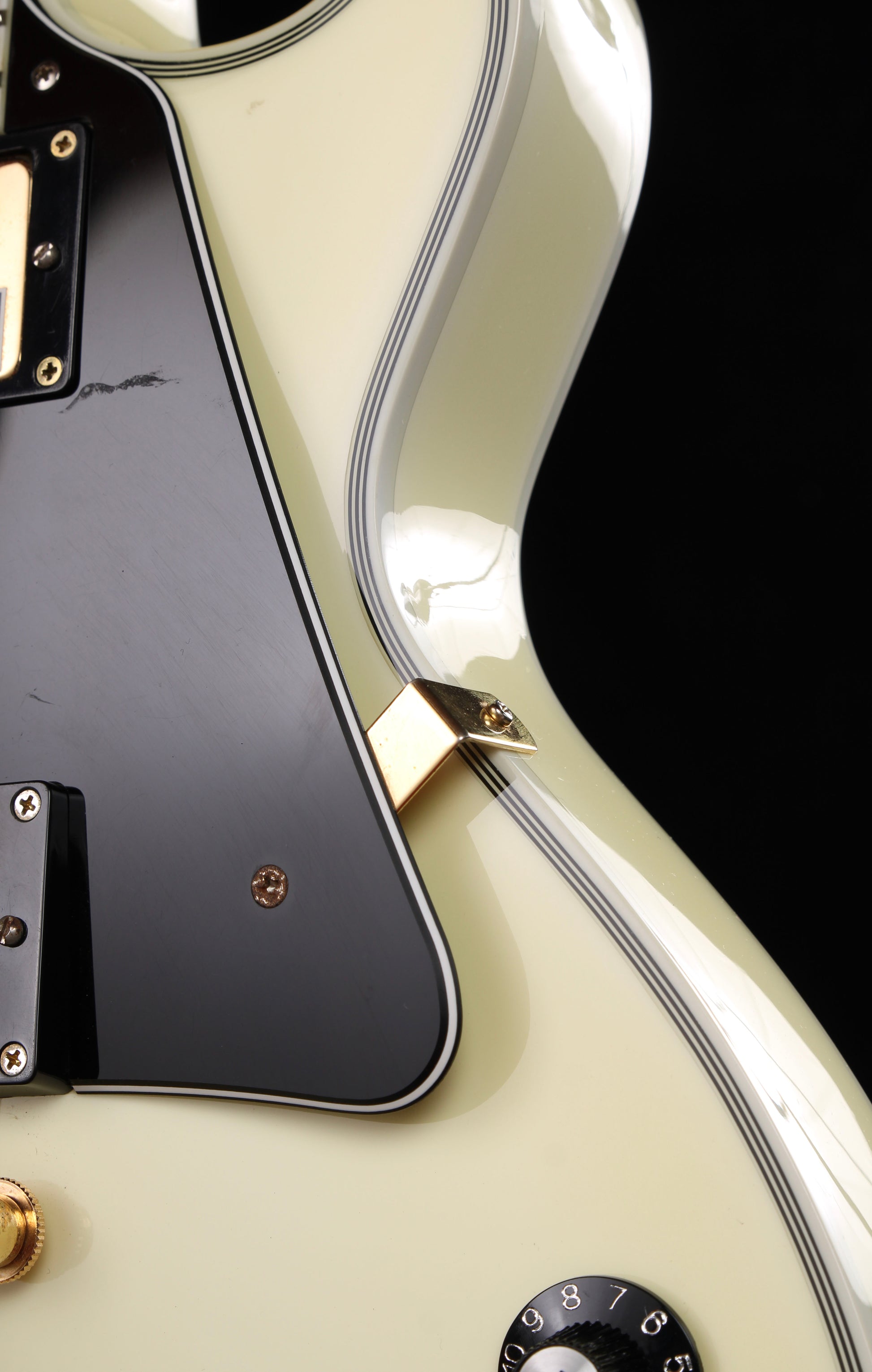 Edwards by ESP E-LP-130CD WH Les Paul Custom Antique White 2009 Seymour Duncan Pickups