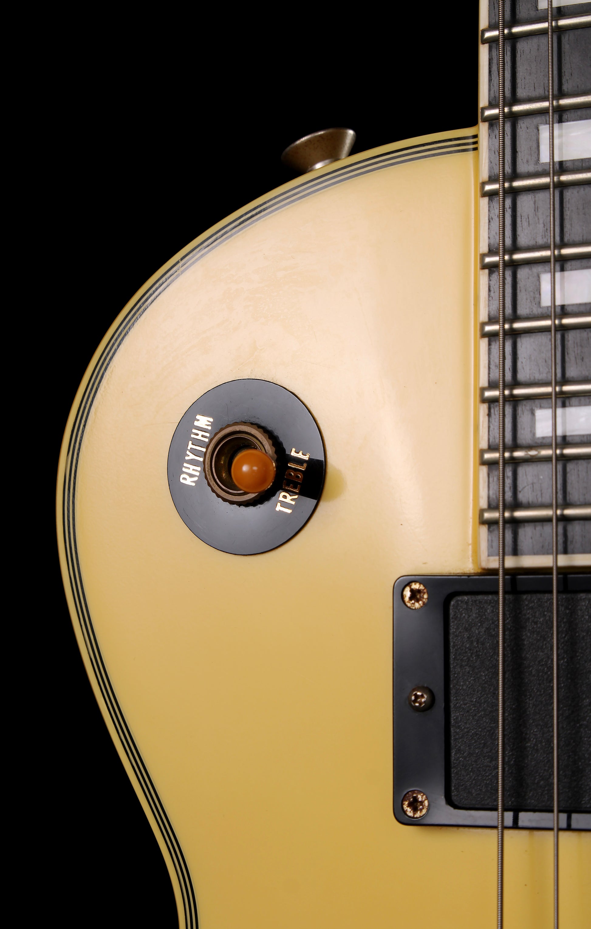 Edwards by ESP E-LP-130 CD Les Paul Custom White 2011 EMG Humbuckers