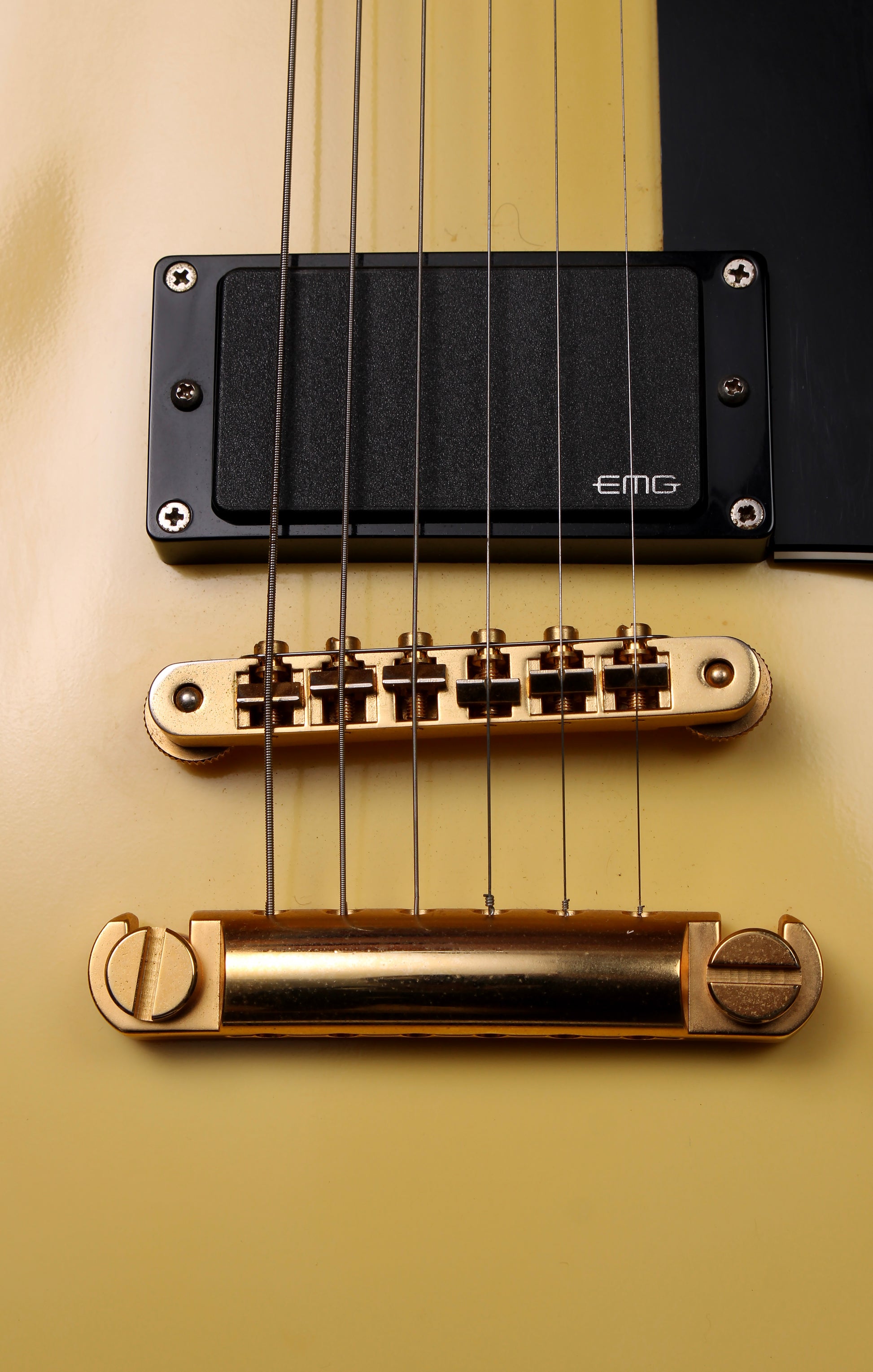 Edwards by ESP E-LP-130 CD Les Paul Custom White 2011 EMG Humbuckers