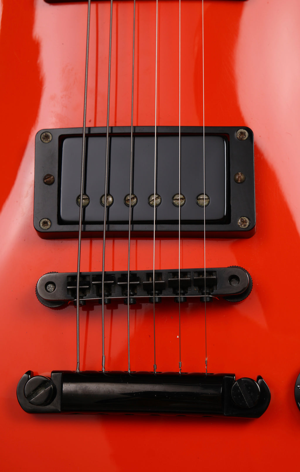 Edwards by ESP E-LP-85CD Les Paul Custom Orange Early 00s