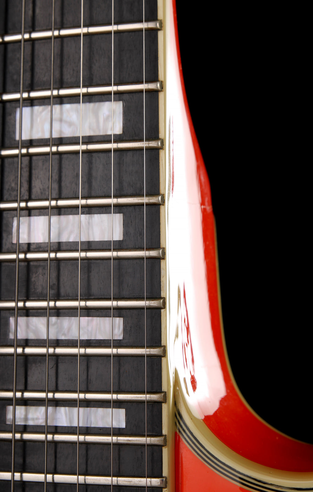 Edwards by ESP E-LP-85CD Les Paul Custom Orange Early 00s