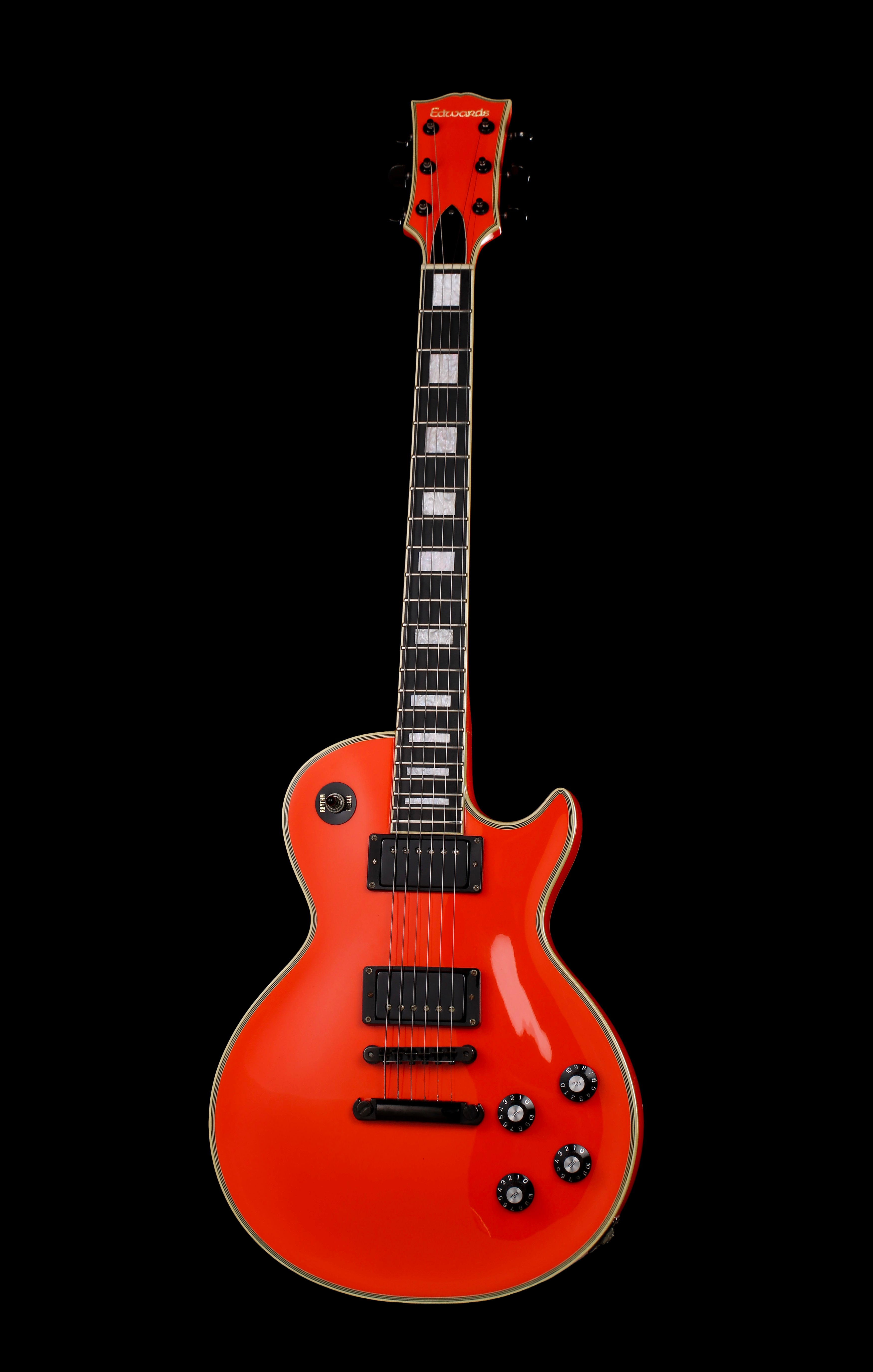 Edwards E-LP-85CD オレンジ Gibson Les Paul風 Edwards by ESP E-LP-85CD Les Paul Custom Orange Early 00s – Soul