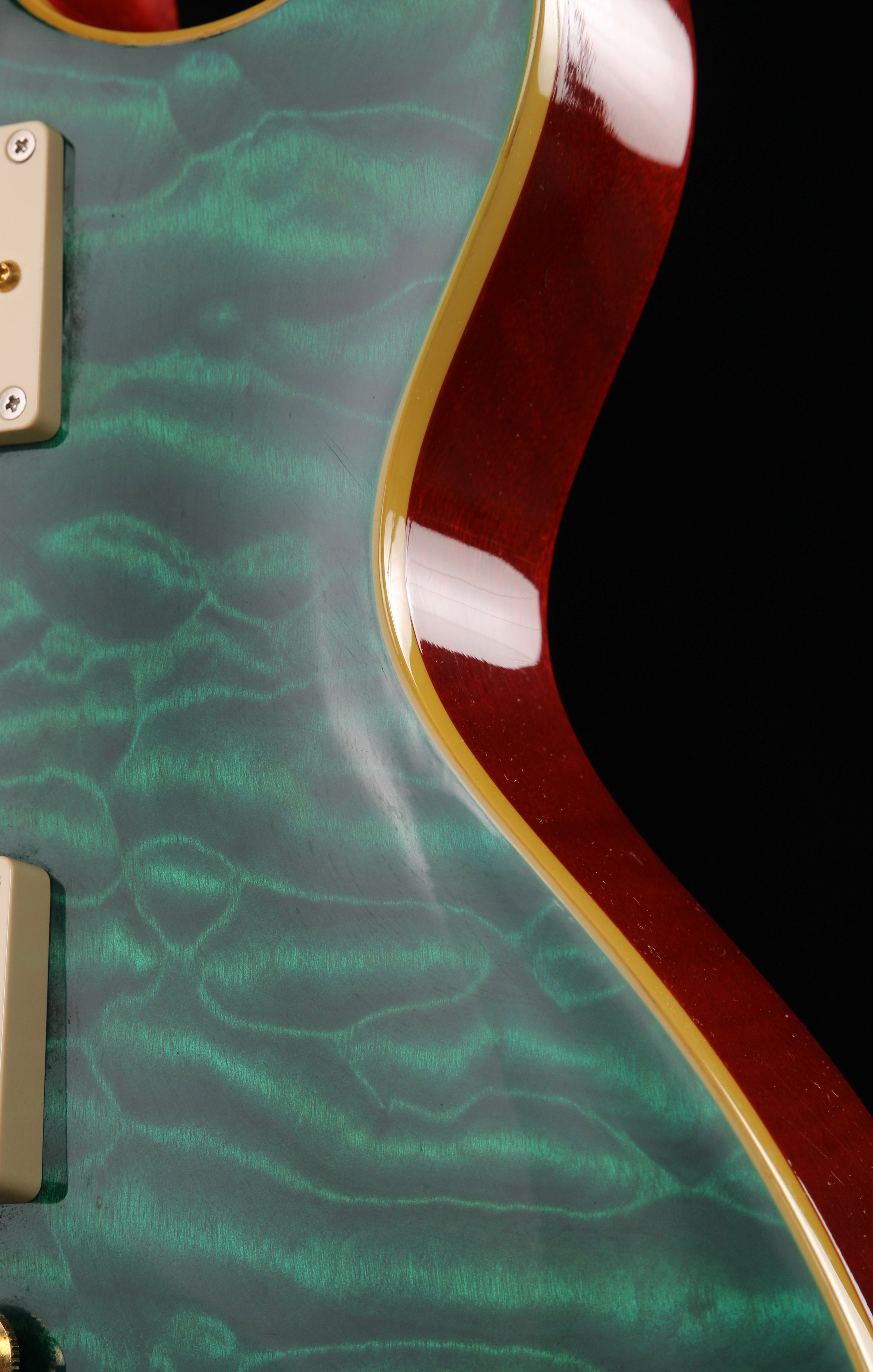 Edwards by ESP E-LP-85 SD/QM Transparent Green Gibson 57 Classic