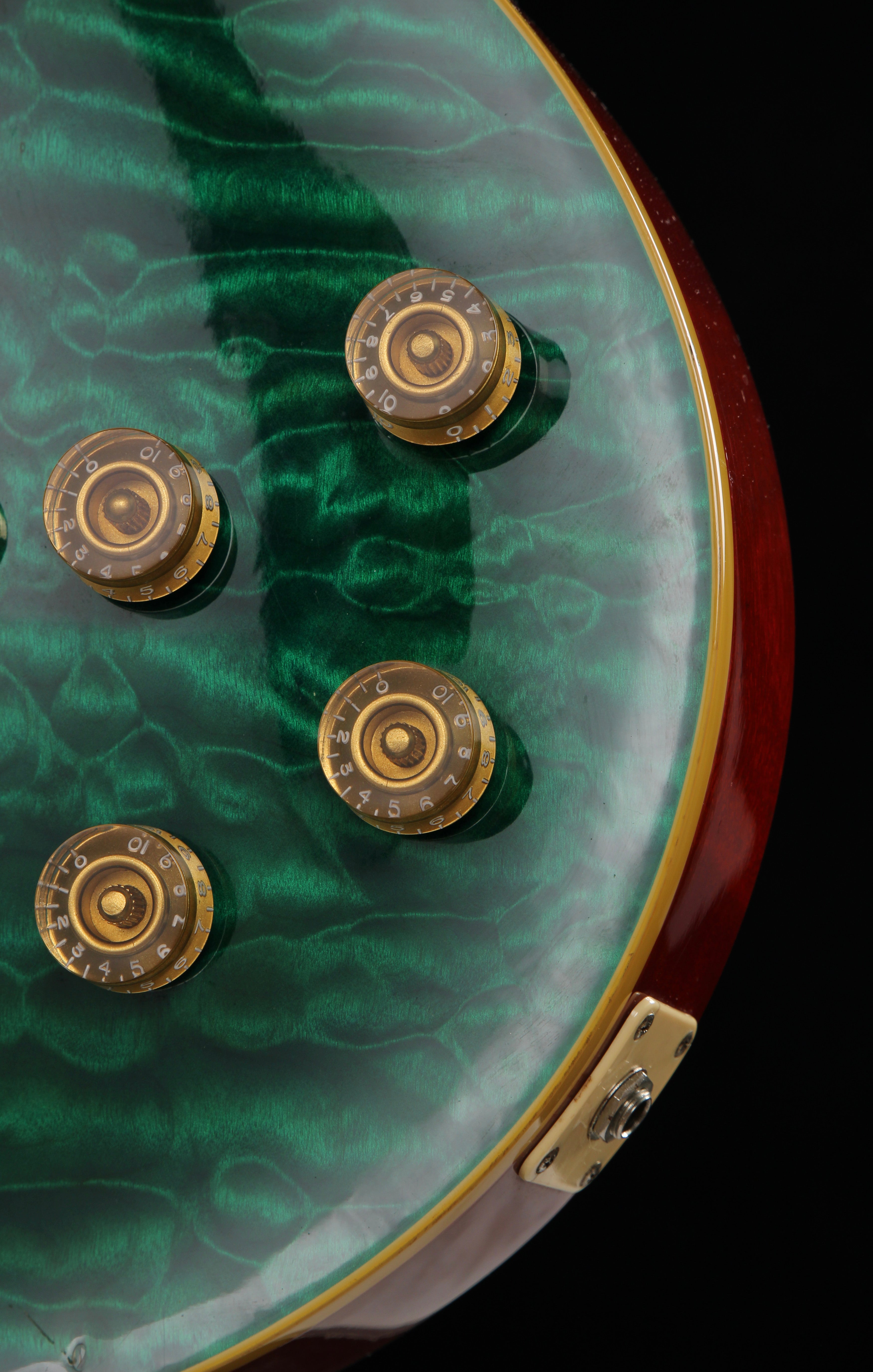 Edwards by ESP E-LP-85 SD/QM Transparent Green Gibson 57 Classic