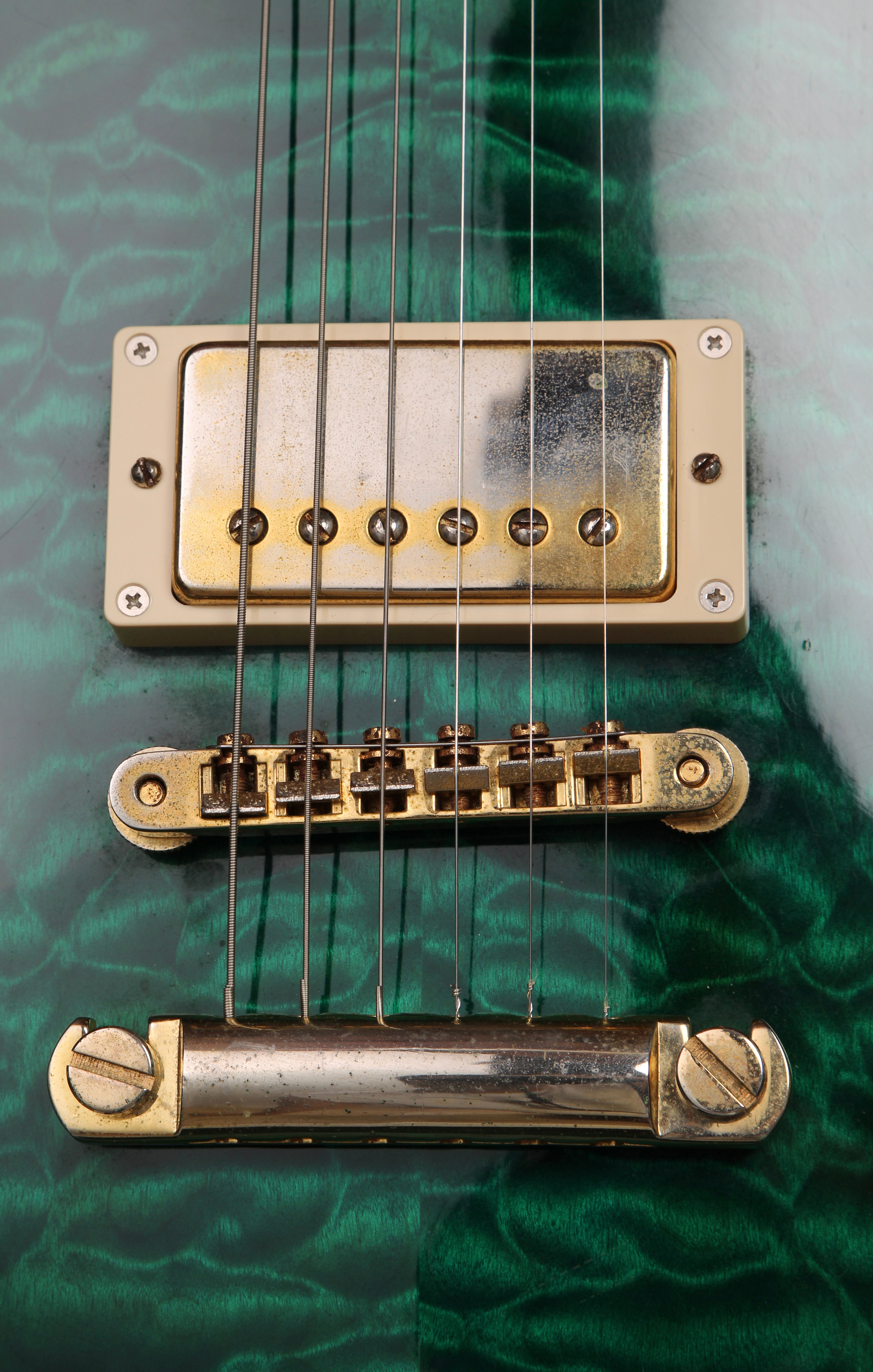 Edwards by ESP E-LP-85 SD/QM Transparent Green Gibson 57 Classic