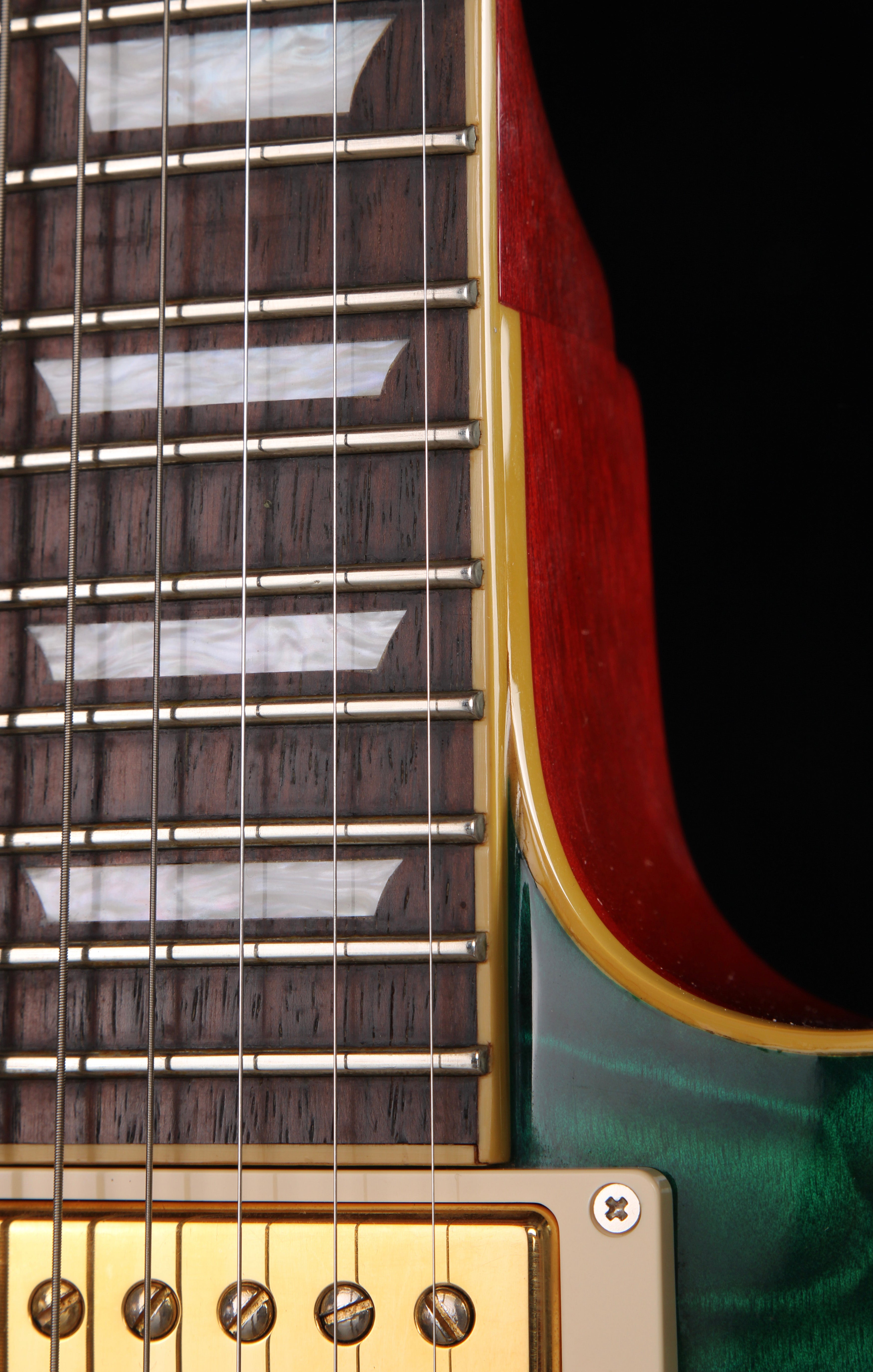 Edwards by ESP E-LP-85 SD/QM Transparent Green Gibson 57 Classic