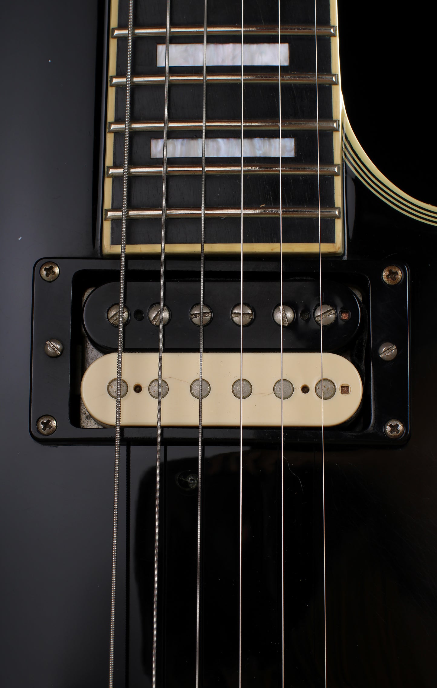 Edwards by ESP E-LP-92CD Les Paul Custom Ebony 2005 Seymour Duncan Pickups