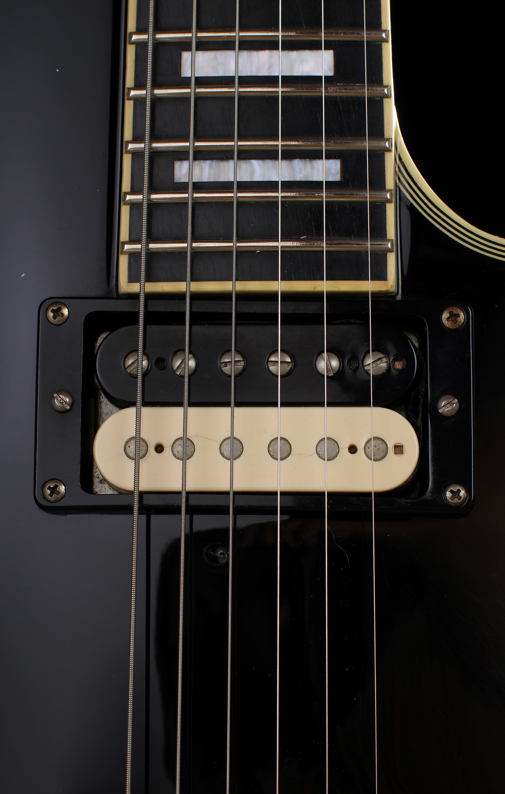 Edwards by ESP E-LP-92CD Les Paul Custom Ebony 2005 Seymour Duncan Pickups