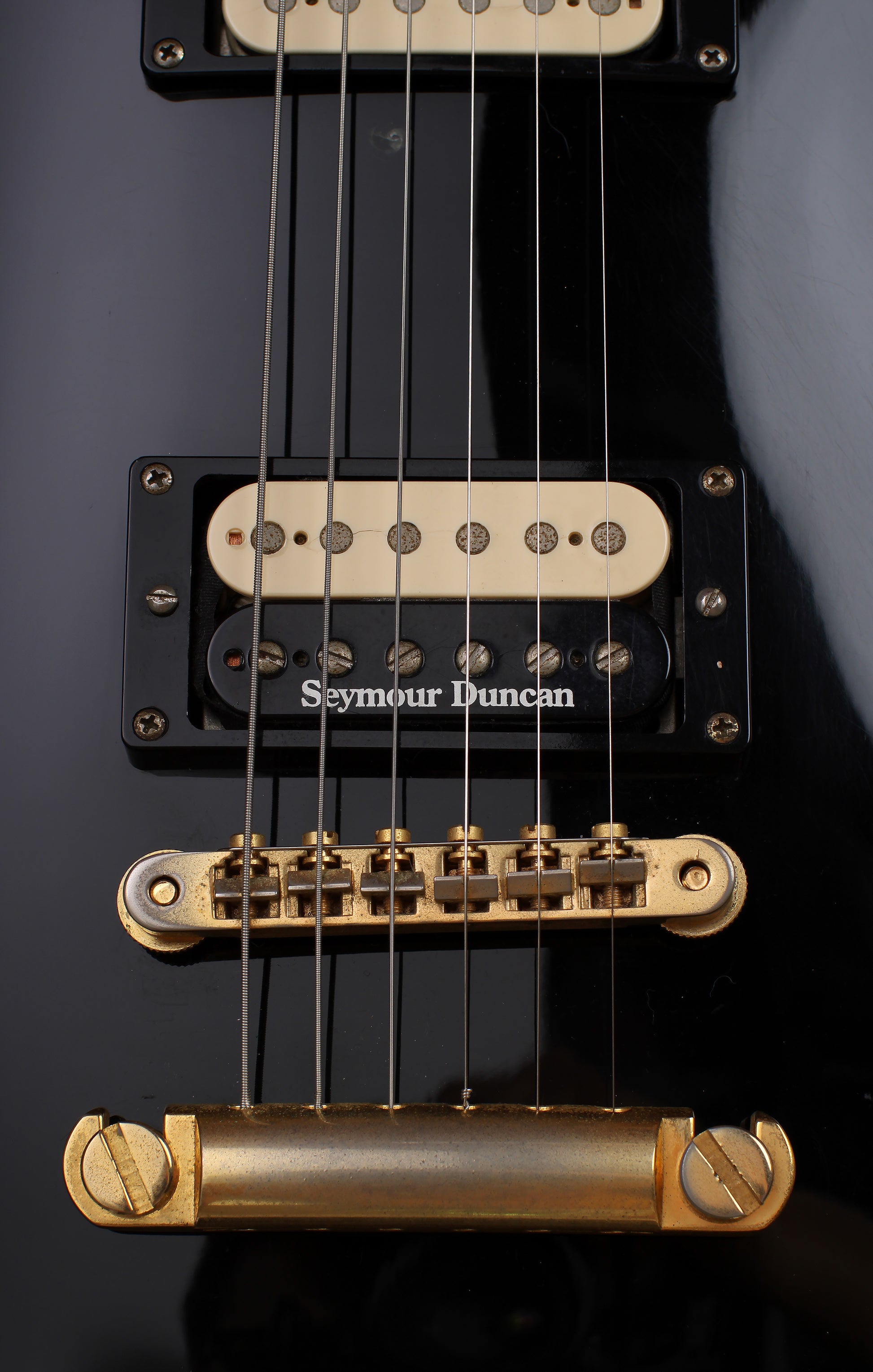 Edwards by ESP E-LP-92CD Les Paul Custom Ebony 2005 Seymour Duncan Pickups