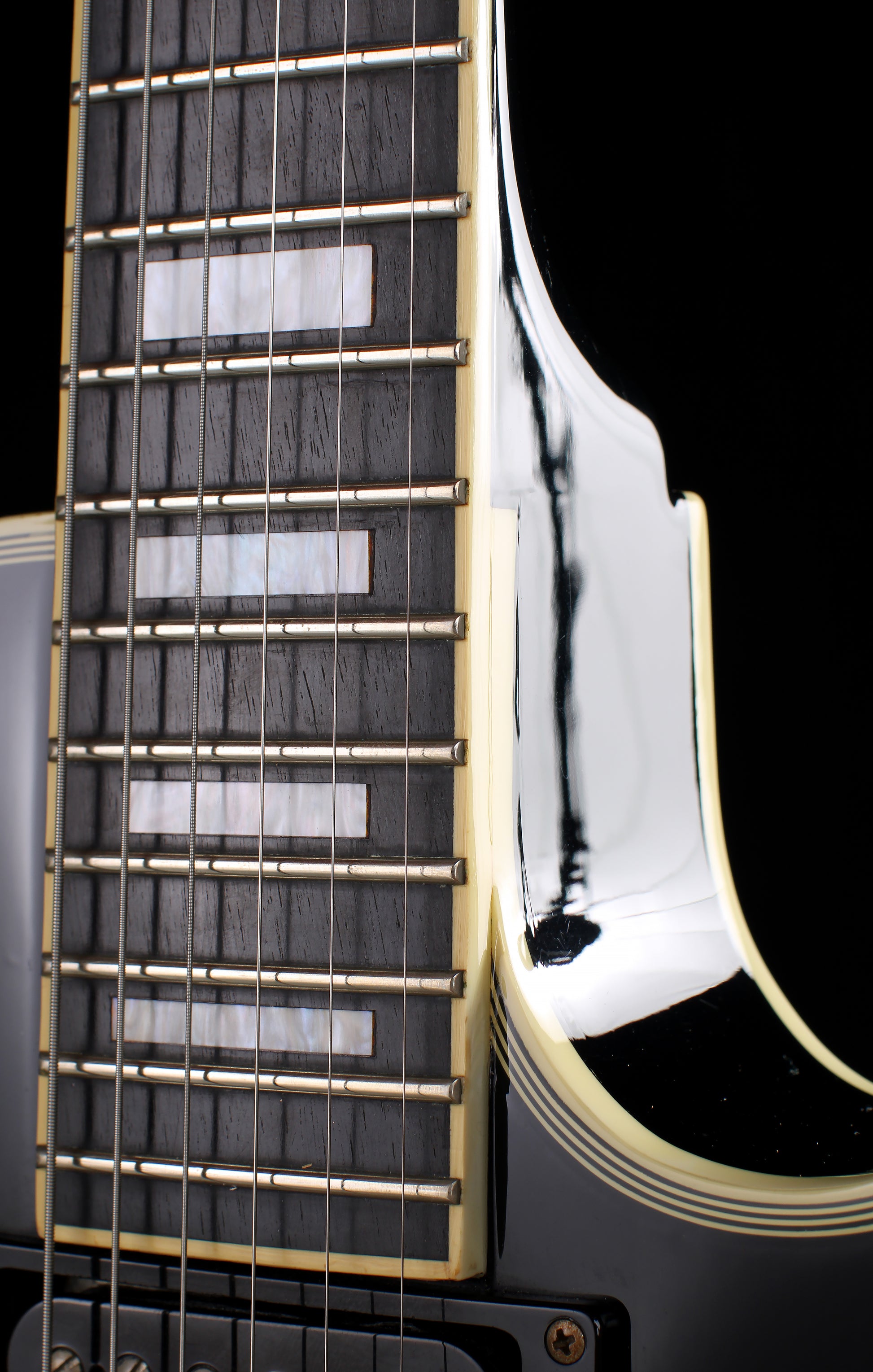 Edwards by ESP E-LP-92CD Les Paul Custom Ebony 2005 Seymour Duncan Pickups