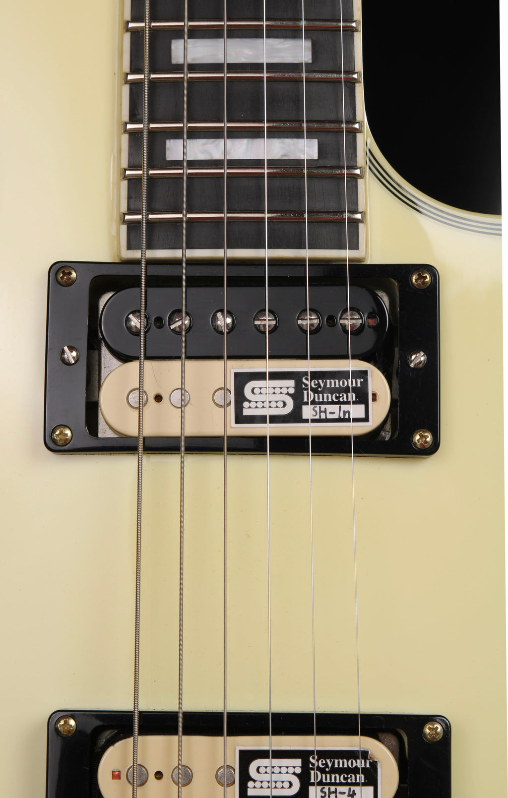 Edwards by ESP E-LP-92CD Les Paul Custom White 2006 Seymour Duncan Pickups 2005