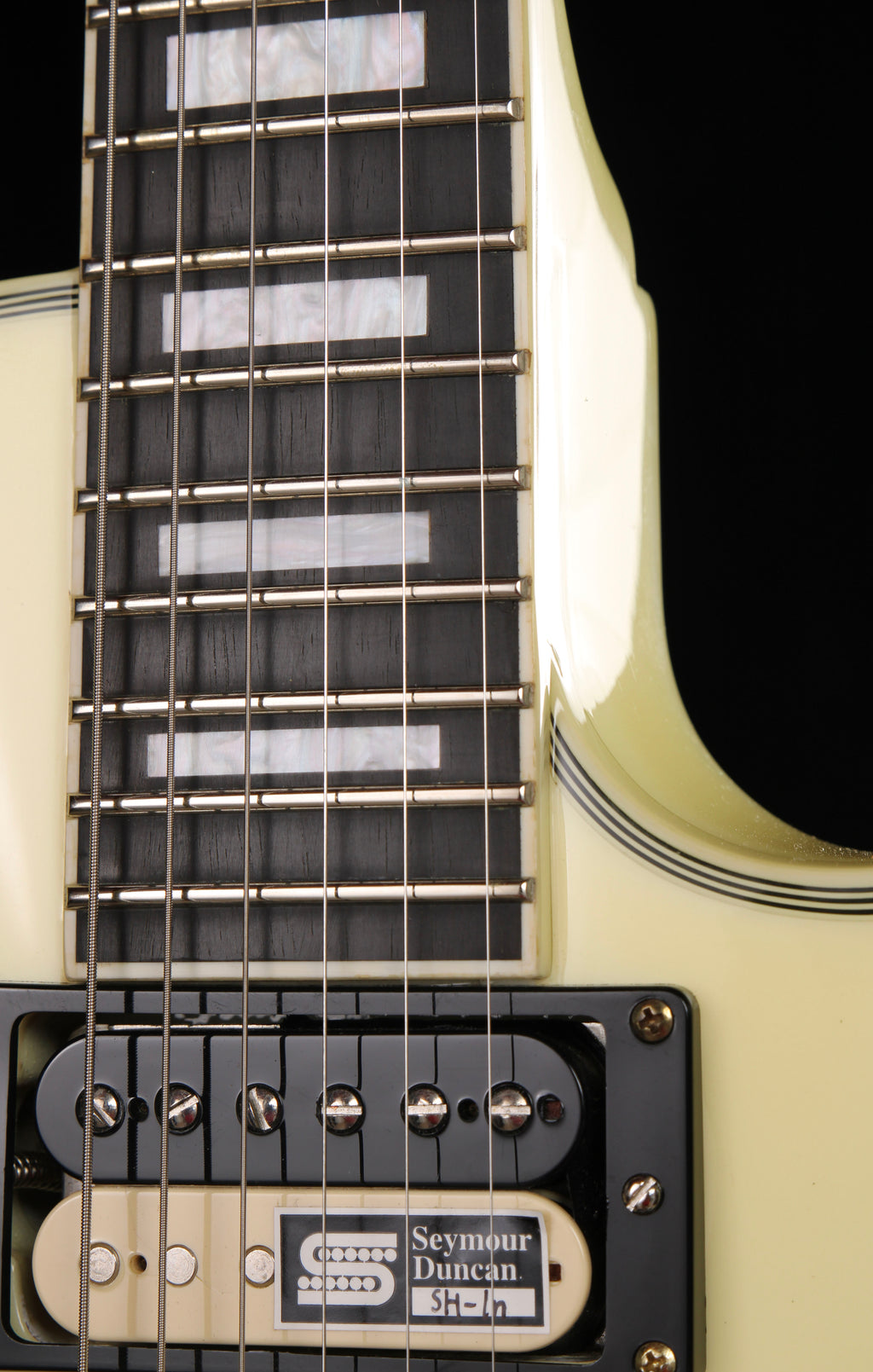 Edwards by ESP E-LP-92CD Les Paul Custom White 2006 Seymour Duncan Pickups 2005