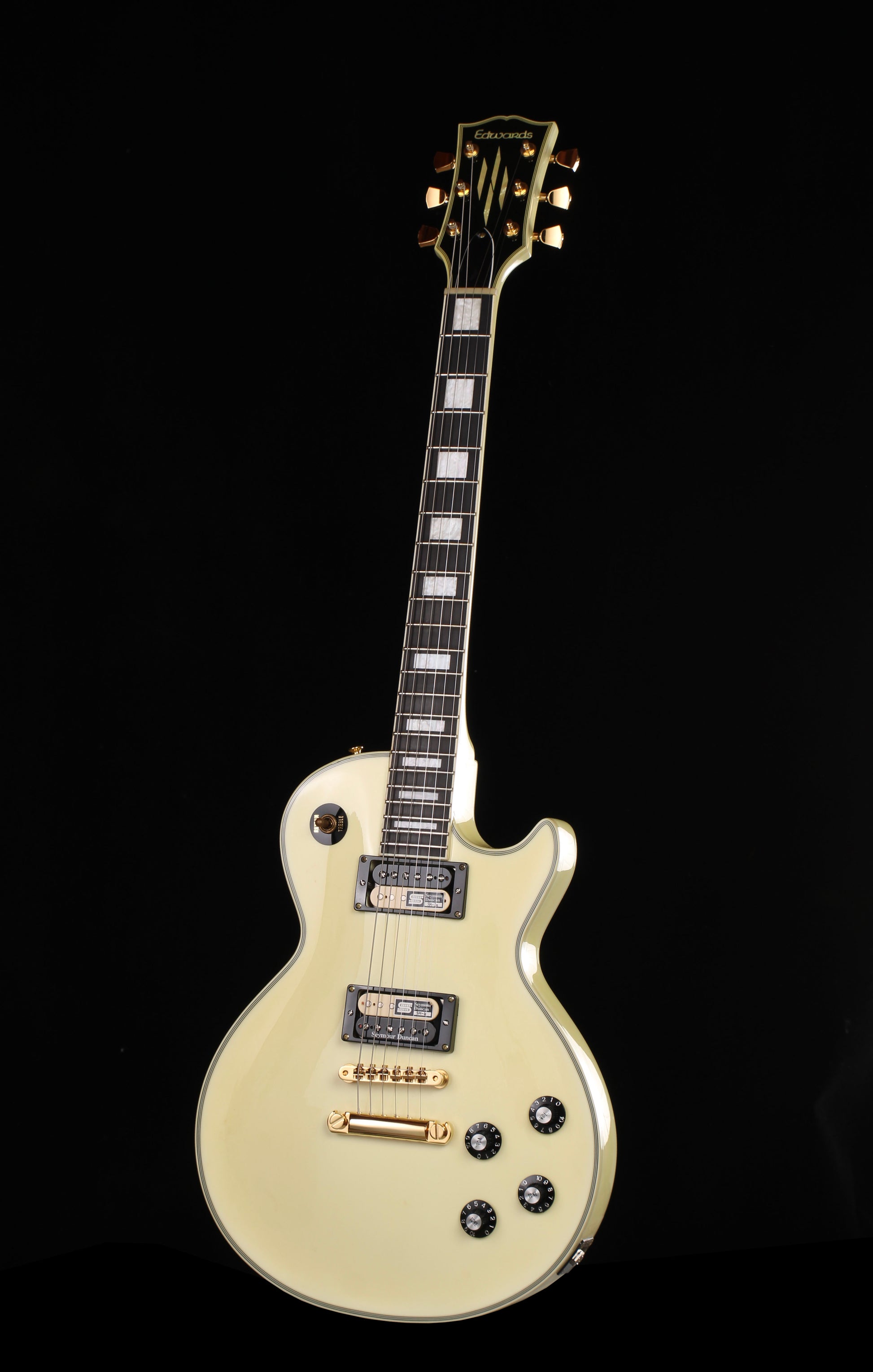 Edwards by ESP E-LP-92CD Les Paul Custom White 2006 Seymour Duncan Pickups 2005