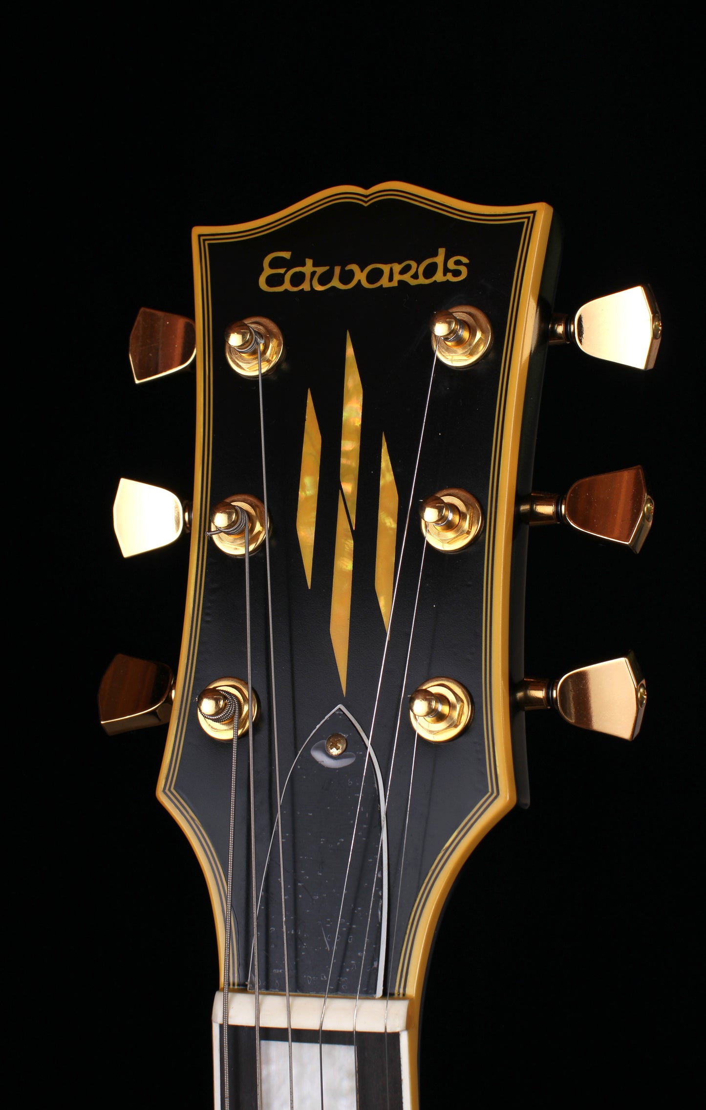 Edwards by ESP E-LP-98 LTC Les Paul Custom Ebony Seymour Duncan