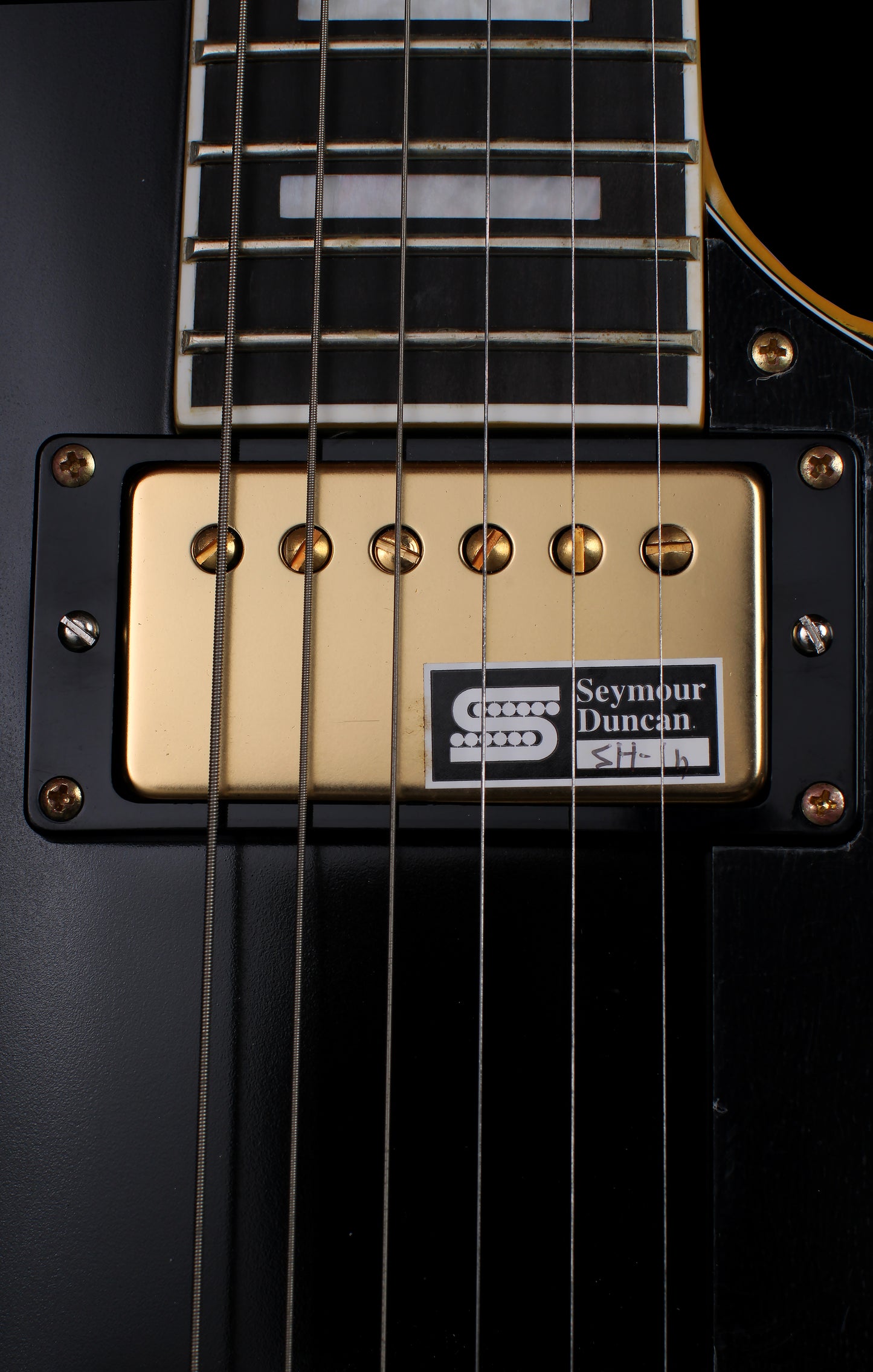 Edwards by ESP E-LP-98 LTC Les Paul Custom Ebony Seymour Duncan