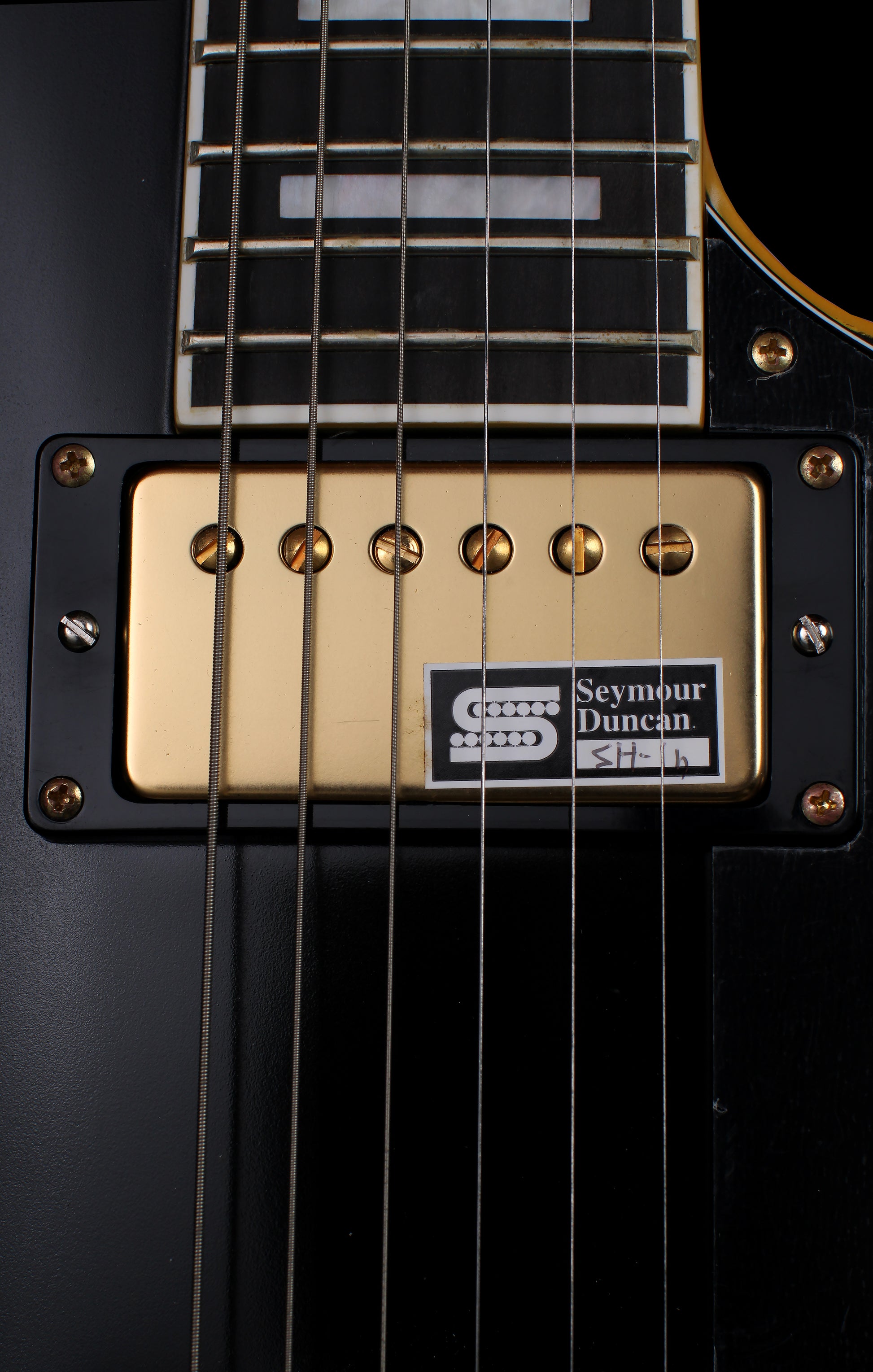 Edwards by ESP E-LP-98 LTC Les Paul Custom Ebony Seymour Duncan