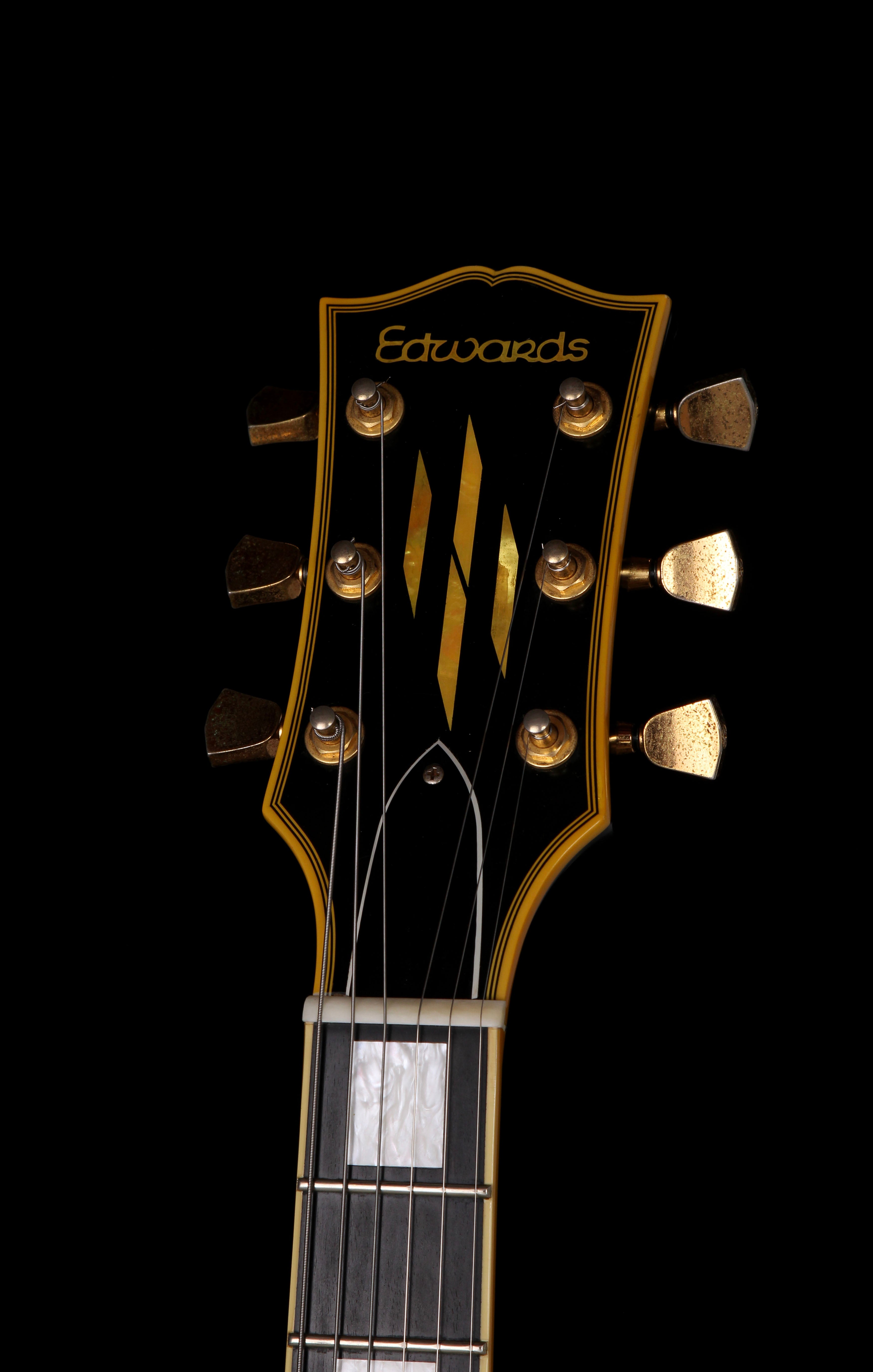 Edwards by ESP E-LP-98 LTC Les Paul Custom Ebony Seymour Duncan