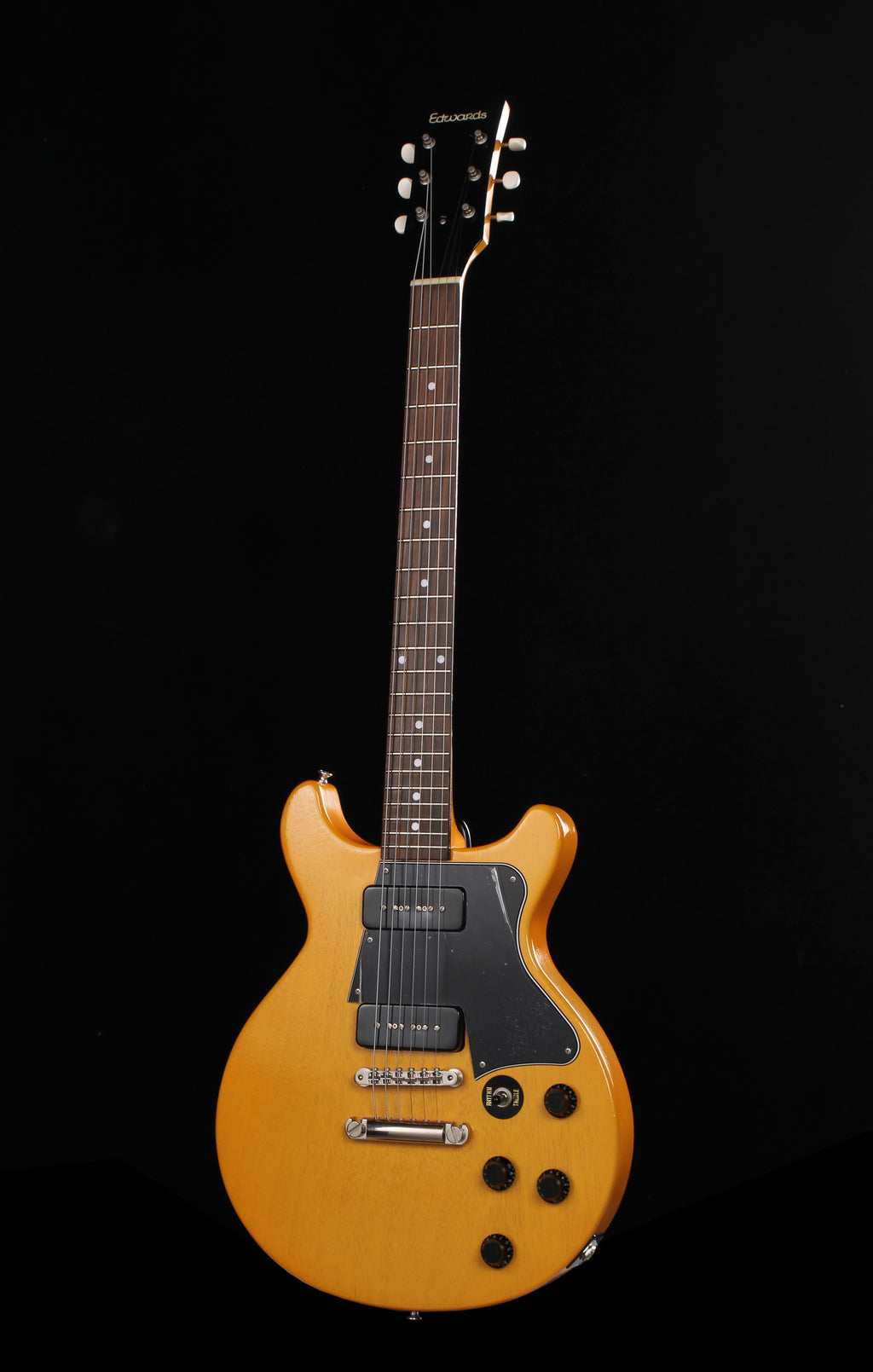 Edwards by ESP E-LS-115/LT/DC Les Paul Special Double Cut TV Yellow 2015 Seymour Duncan Pickups