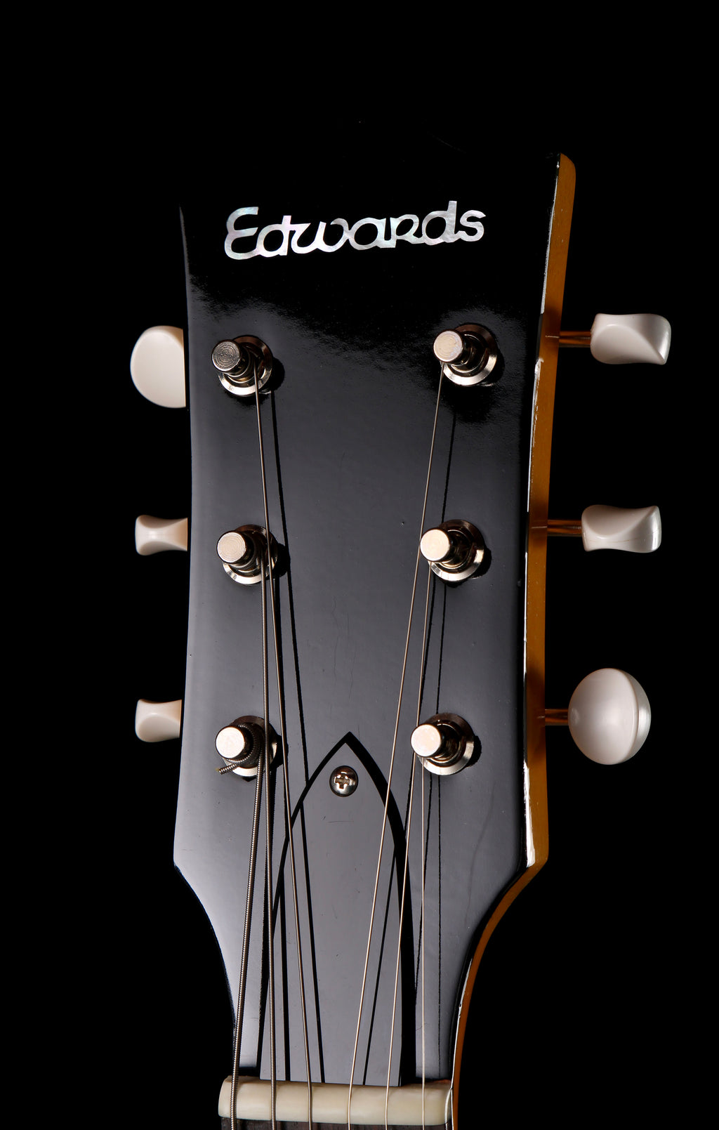 Edwards by ESP E-LS-JR LTD Les Paul Junior Double Cut TV Yellow Lacquer Finish 2025