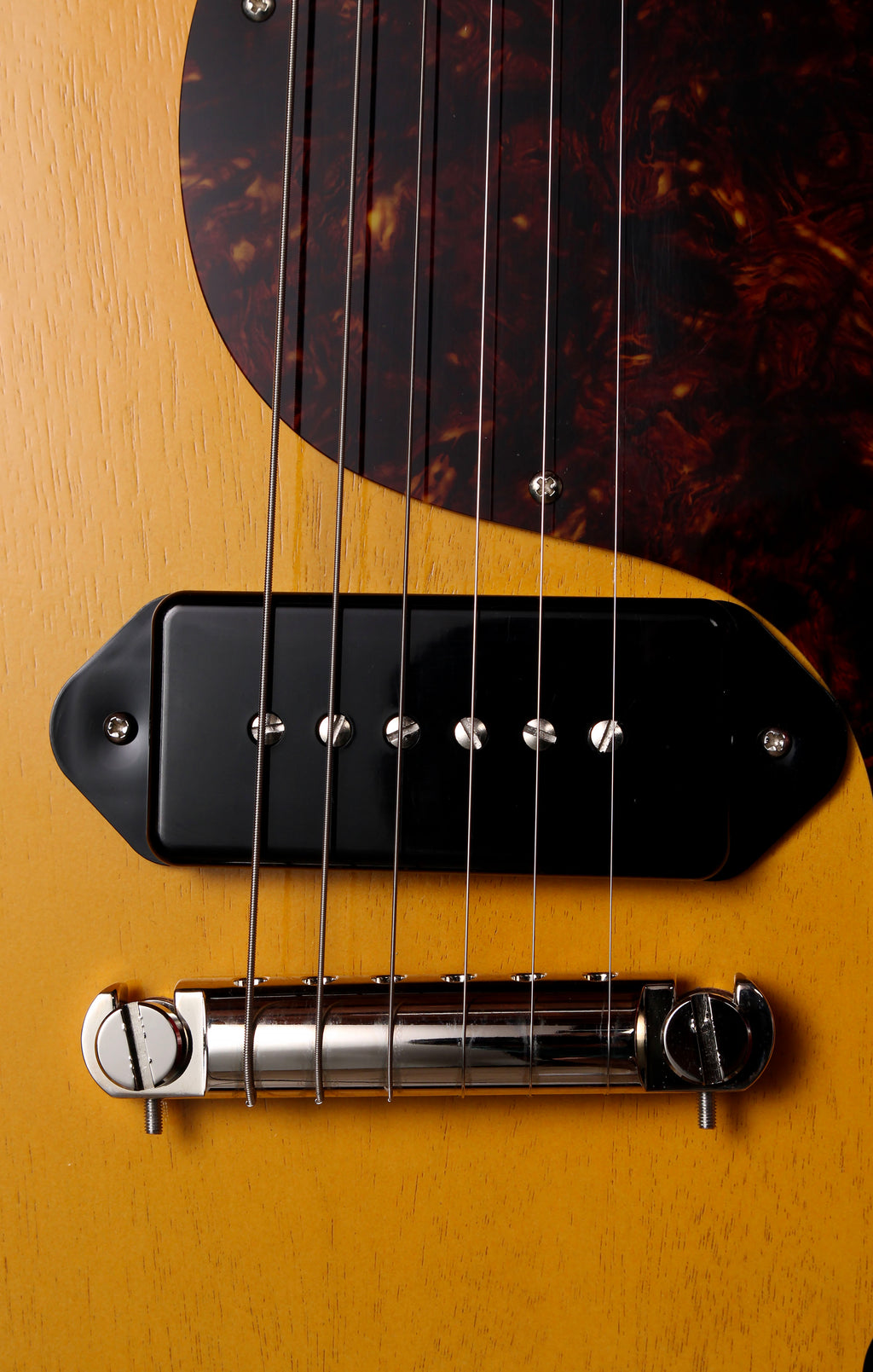 Edwards by ESP E-LS-JR LTD Les Paul Junior Double Cut TV Yellow Lacquer Finish 2025