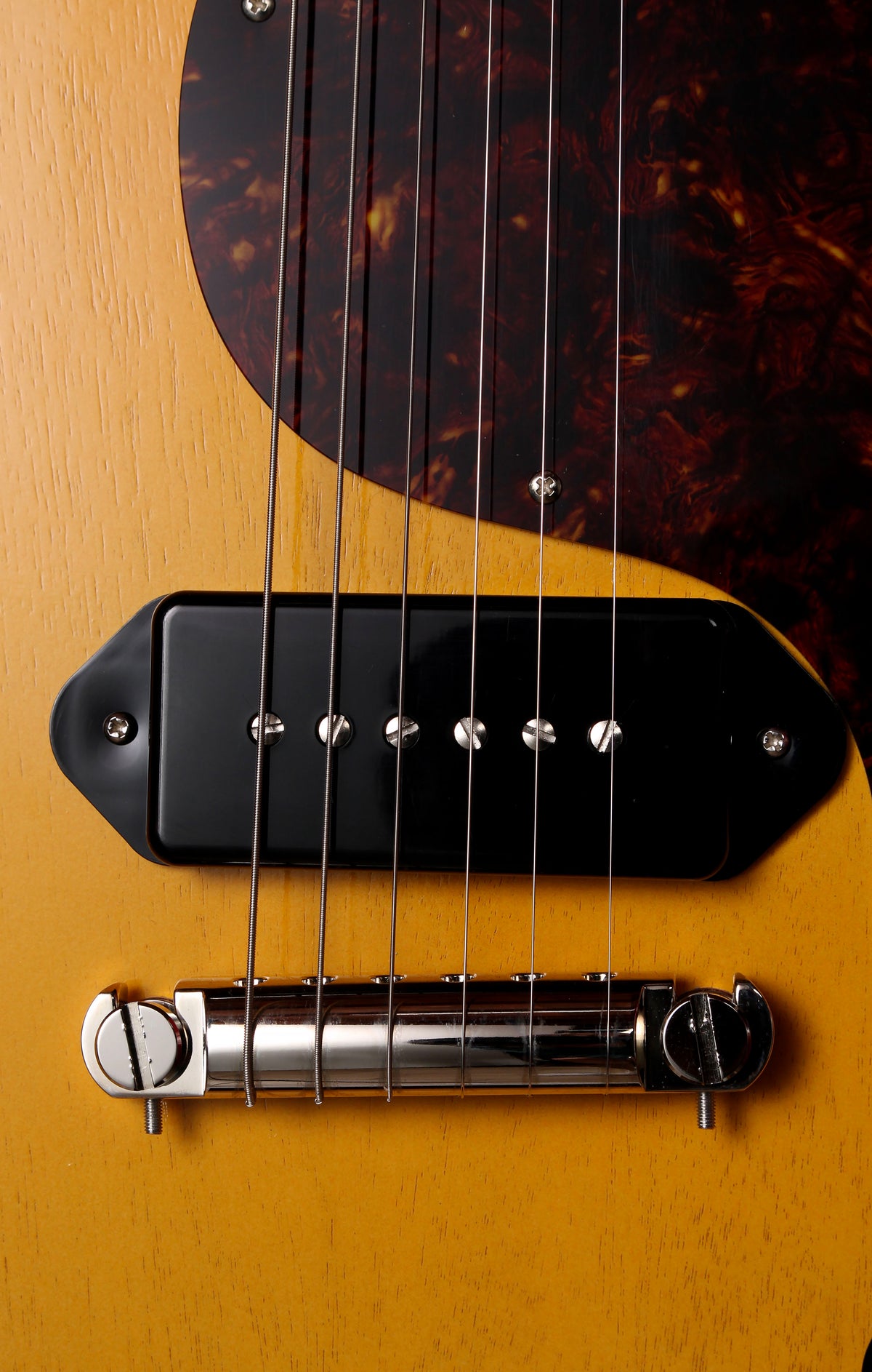 Edwards by ESP E-LS-JR LTD Les Paul Junior Double Cut TV Yellow Lacquer Finish 2025