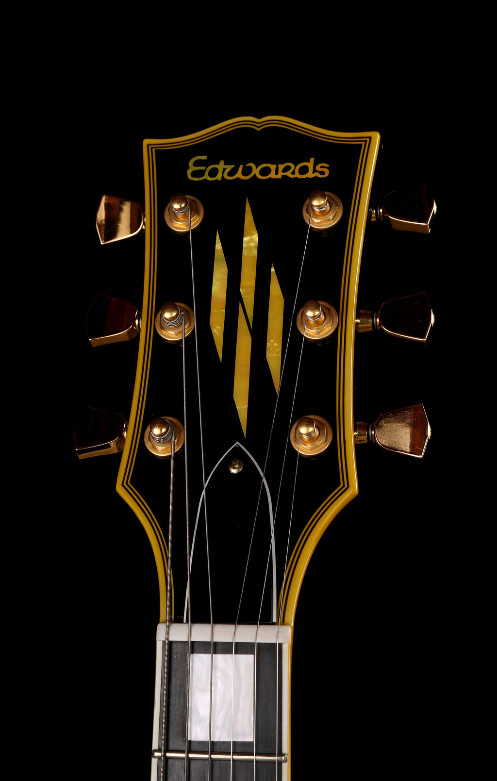 Edwards by ESP E-SA-138LTC ES-335 Ebony/Black Lacquer Finish