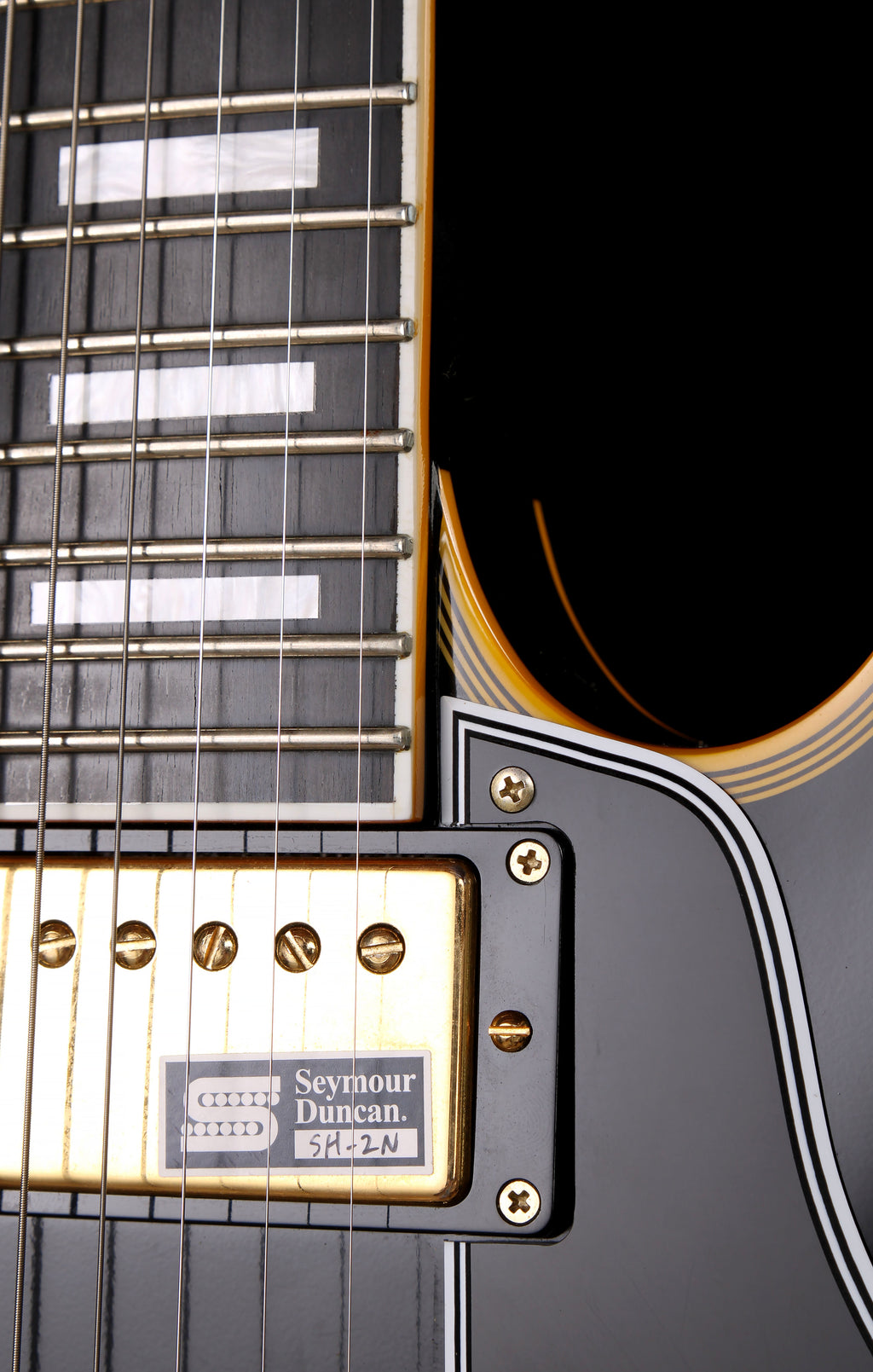 Edwards by ESP E-SA-138LTC ES-335 Ebony/Black Lacquer Finish