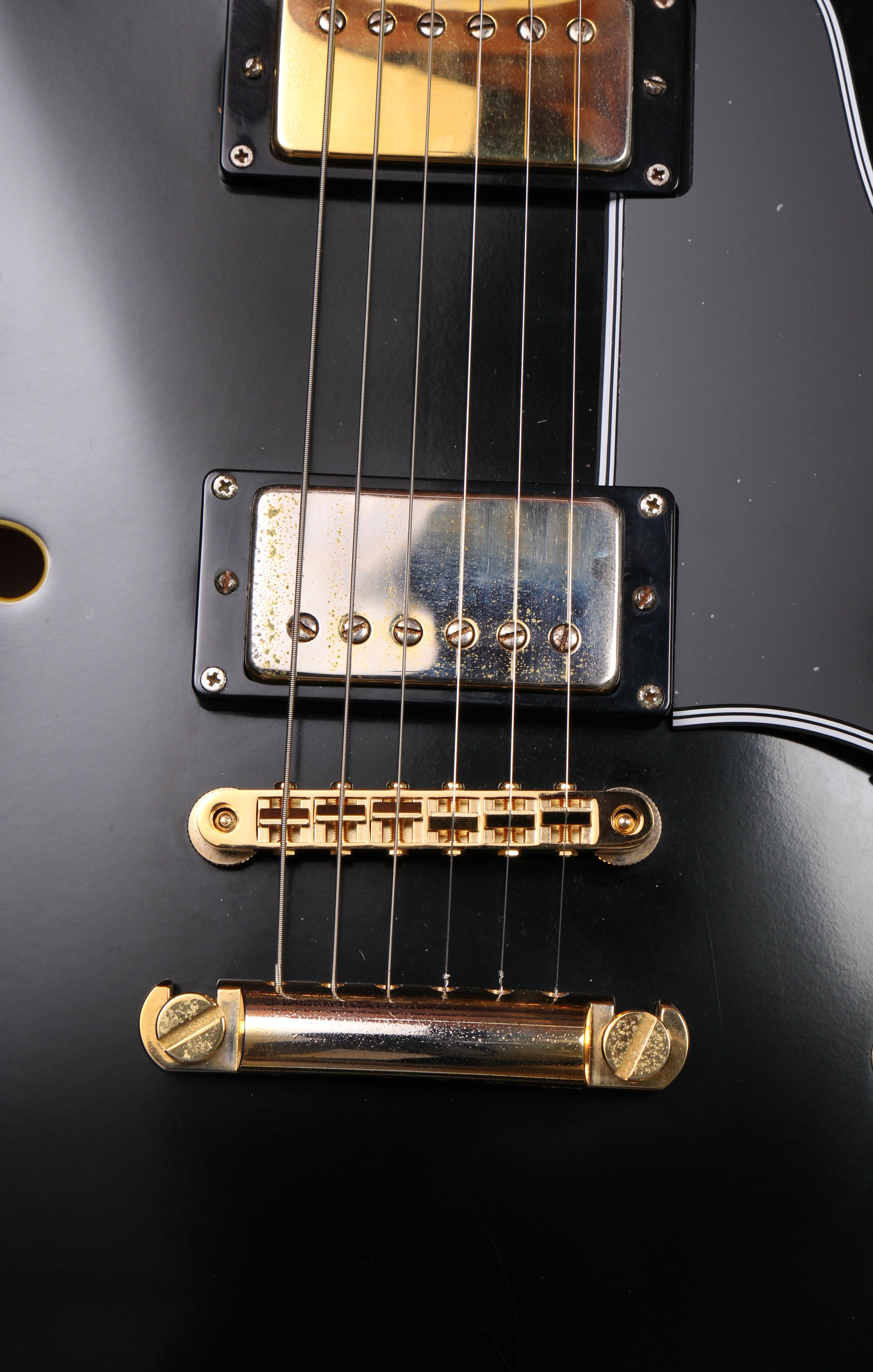 Edwards by ESP E-SA-138LTC ES-335 Ebony/Black Lacquer Finish