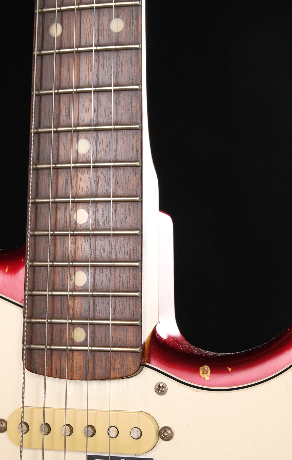 Edwards by ESP E-SE-108RE Stratocaster Relic Candy Apple Red 2014 Seynour Duncan Pickups