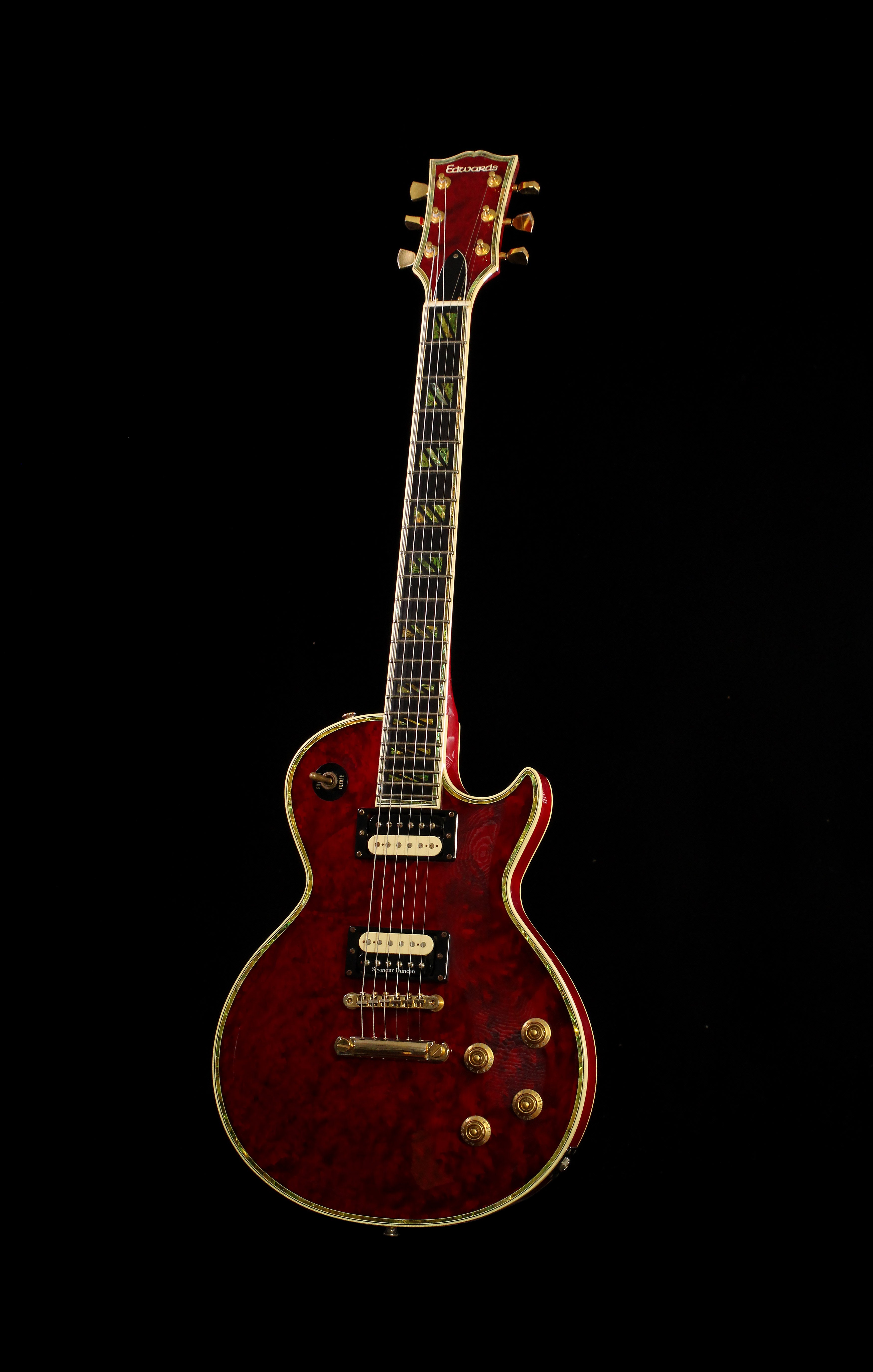 Edwards by ESP E-LP-117 CTM Transparent Red Quilt Top – Soul