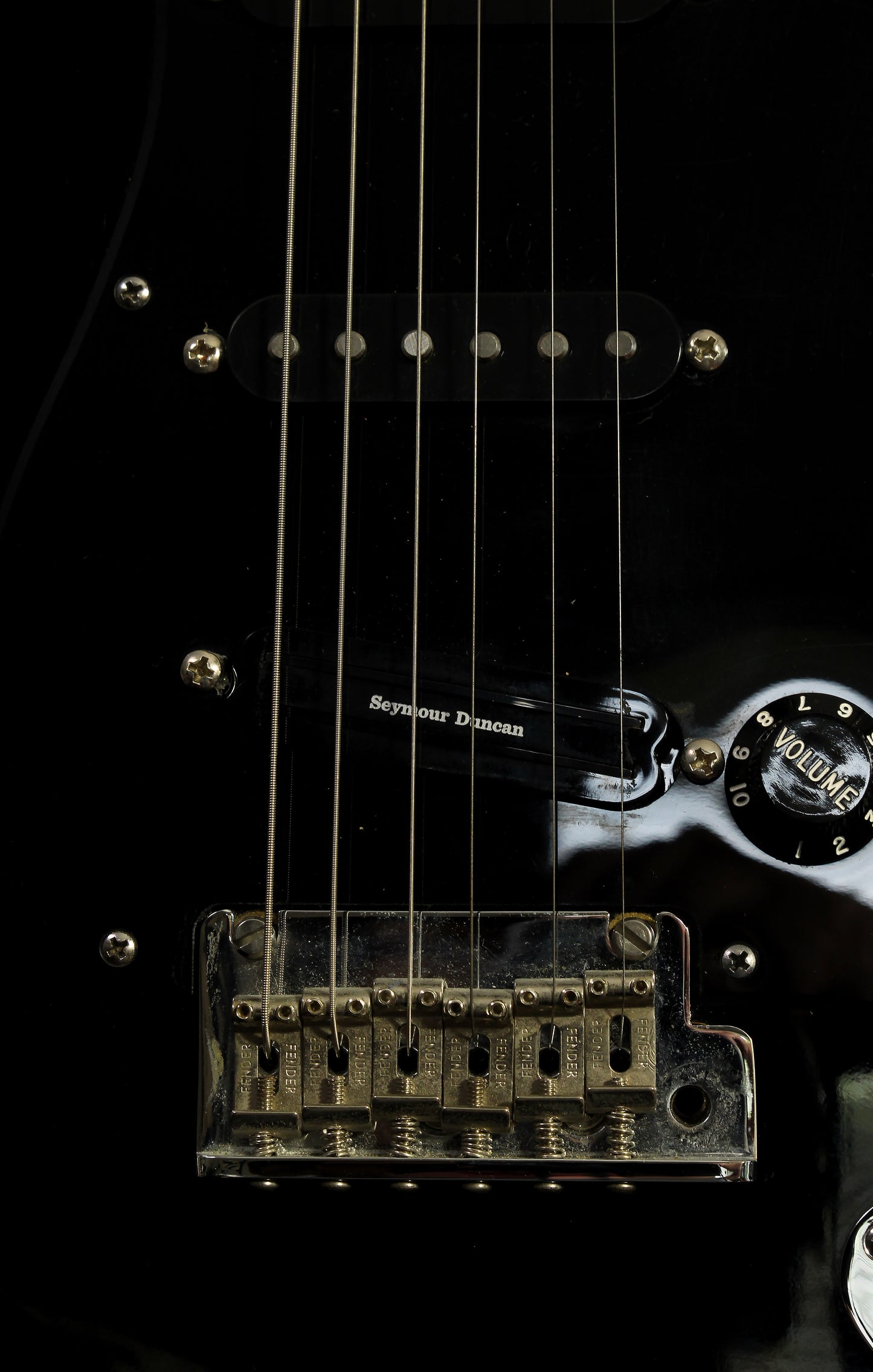 Fender American Standard Stratocaster Black Seymour Duncan / Blackout Mods 2011