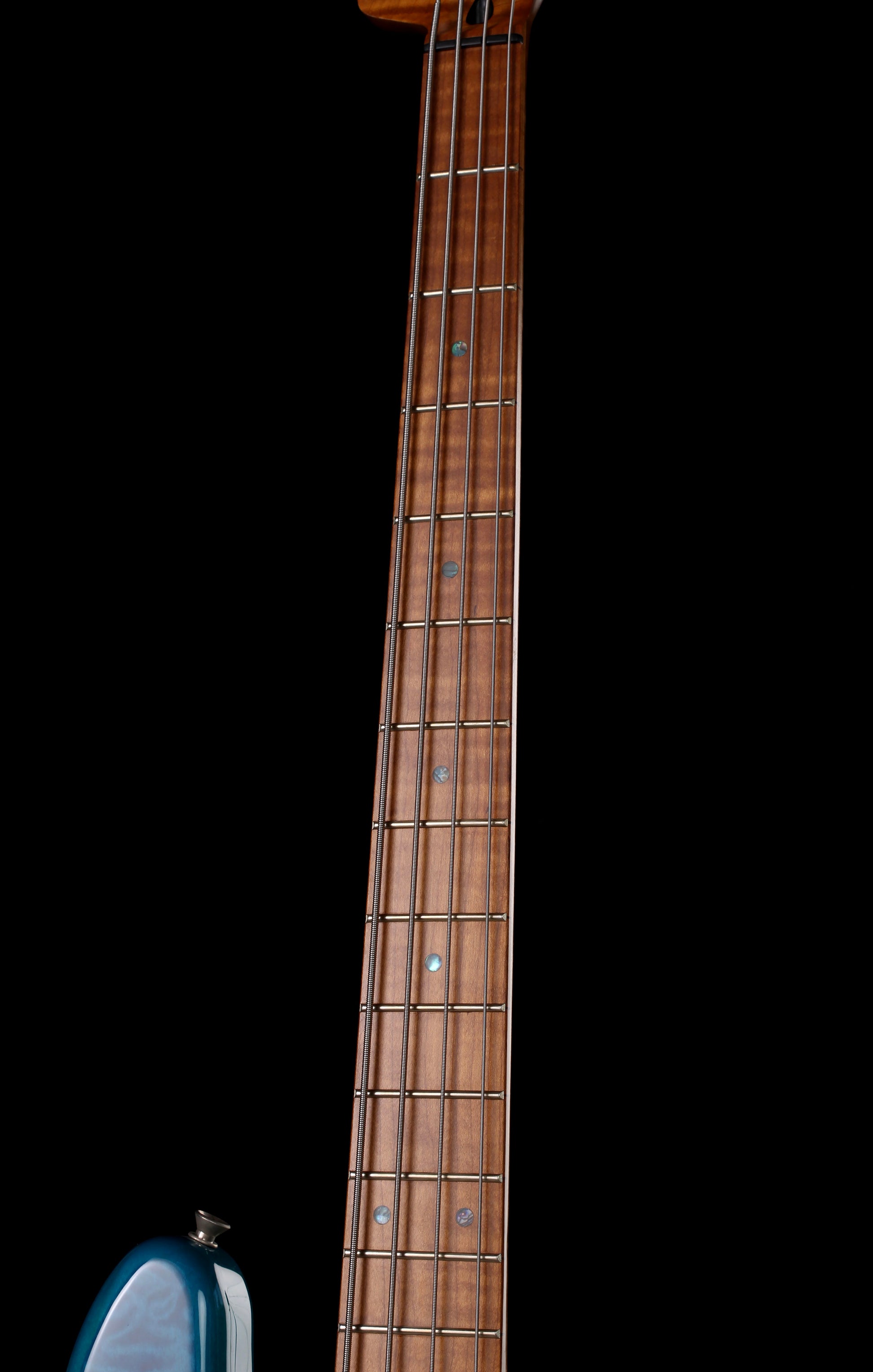 Fender Japan / Aftermarket Neck FSR Traditional II 70s Jazz Bass with Aftermarket Non-Fender Neck Caribbean Blue