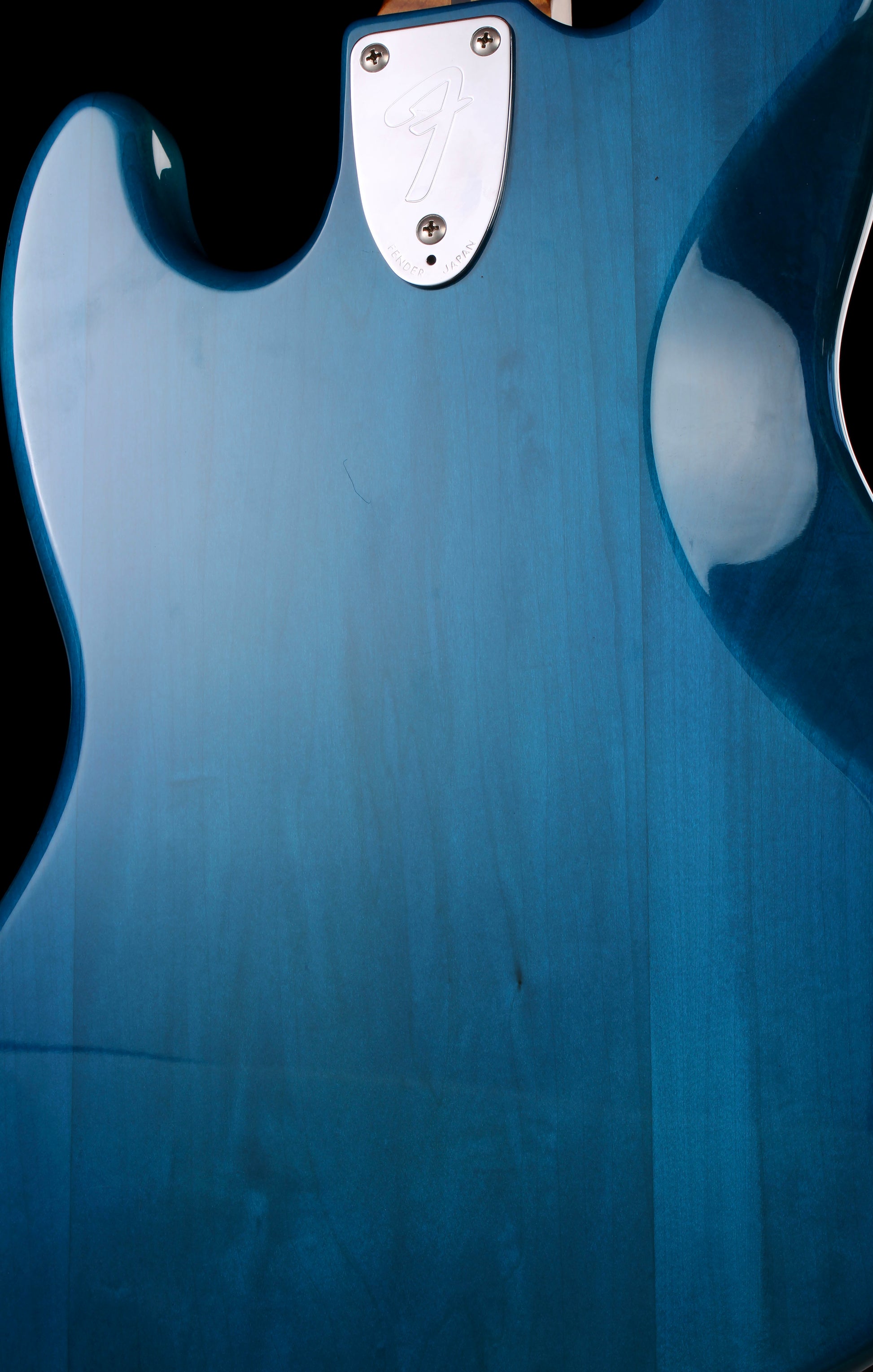 Fender Japan / Aftermarket Neck FSR Traditional II 70s Jazz Bass with Aftermarket Non-Fender Neck Caribbean Blue